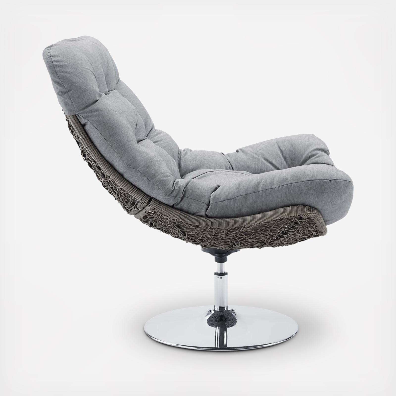 Brighton Outdoor Patio Swivel Lounge Chair 3 Brighton Outdoor Patio Swivel Lounge Chair