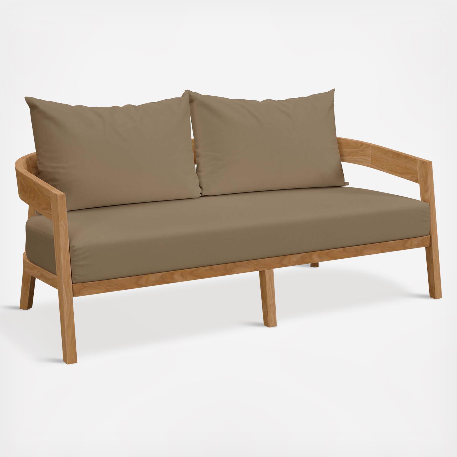 Brisbane Outdoor Patio Loveseat