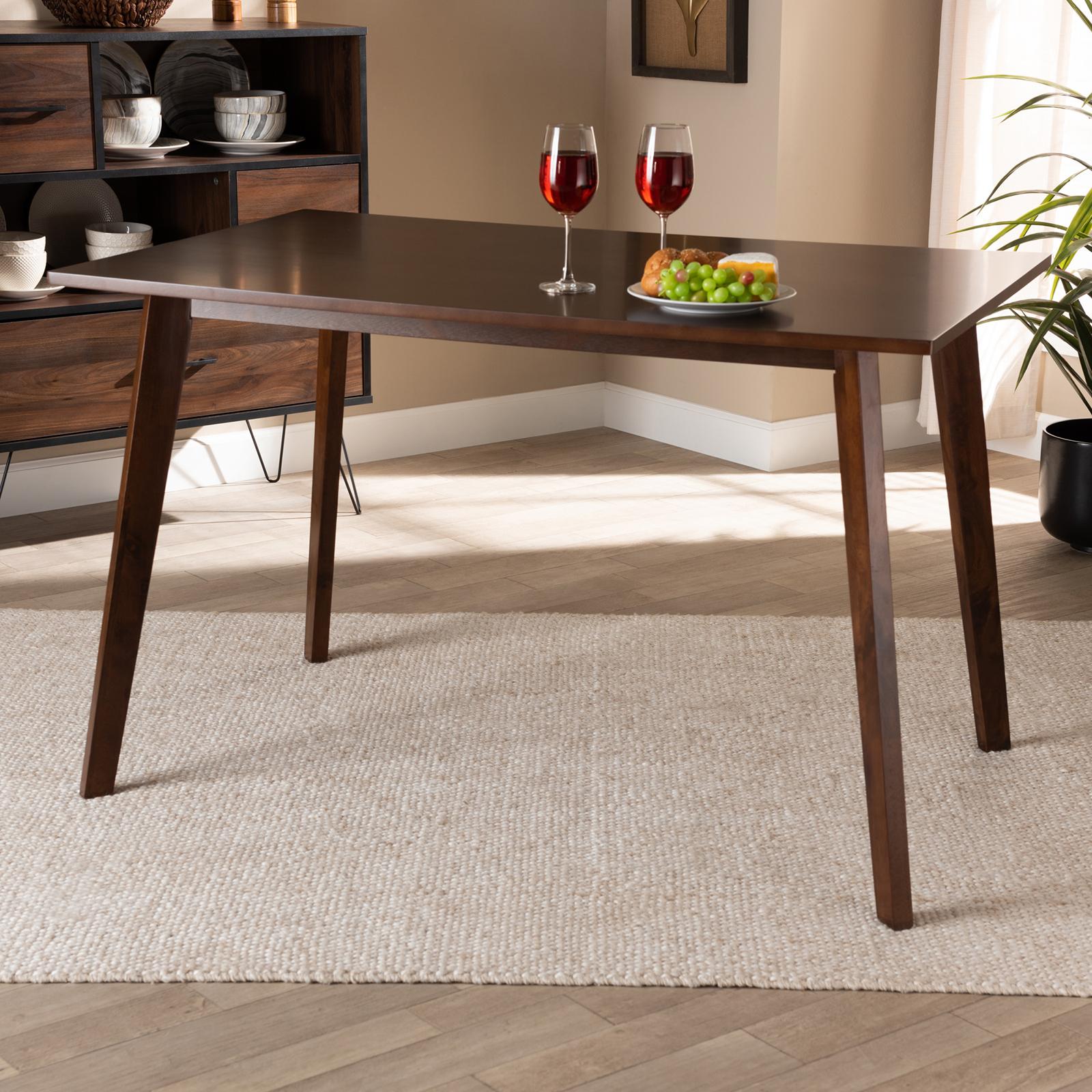Britte Mid-Century Modern Dining Table 6 Britte Mid-Century Modern Dining Table
