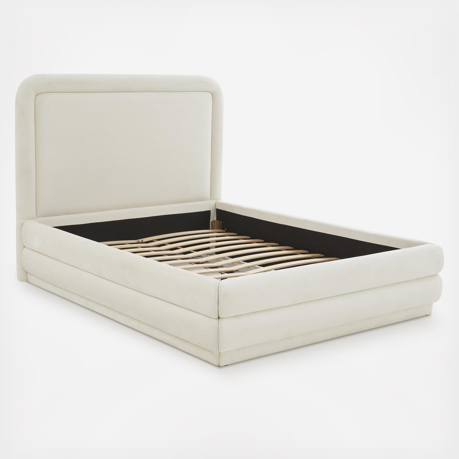 Briella Velvet Bed 4 Briella Velvet Bed