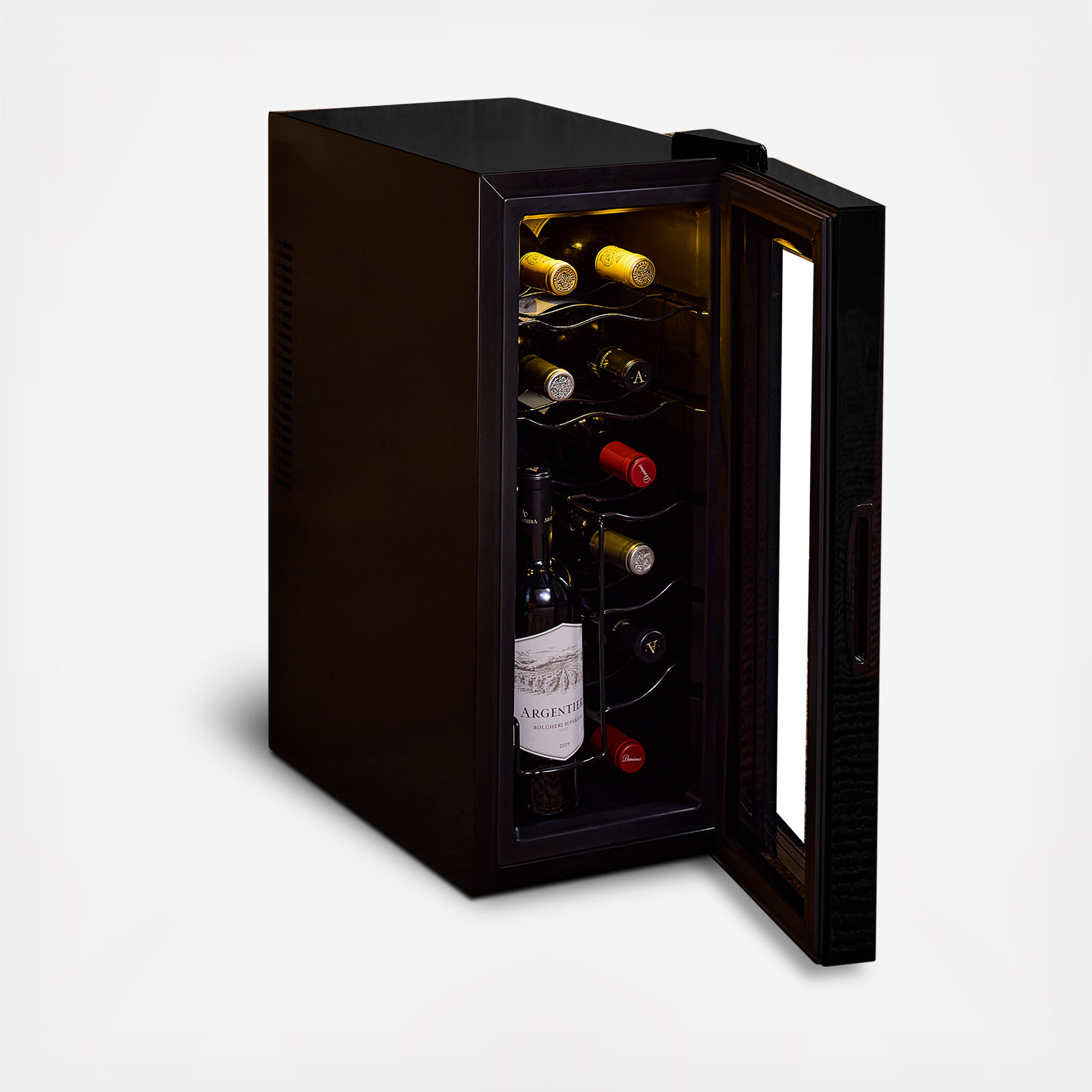 12-Bottle Wine Fridge with Upright Bottle Holder
