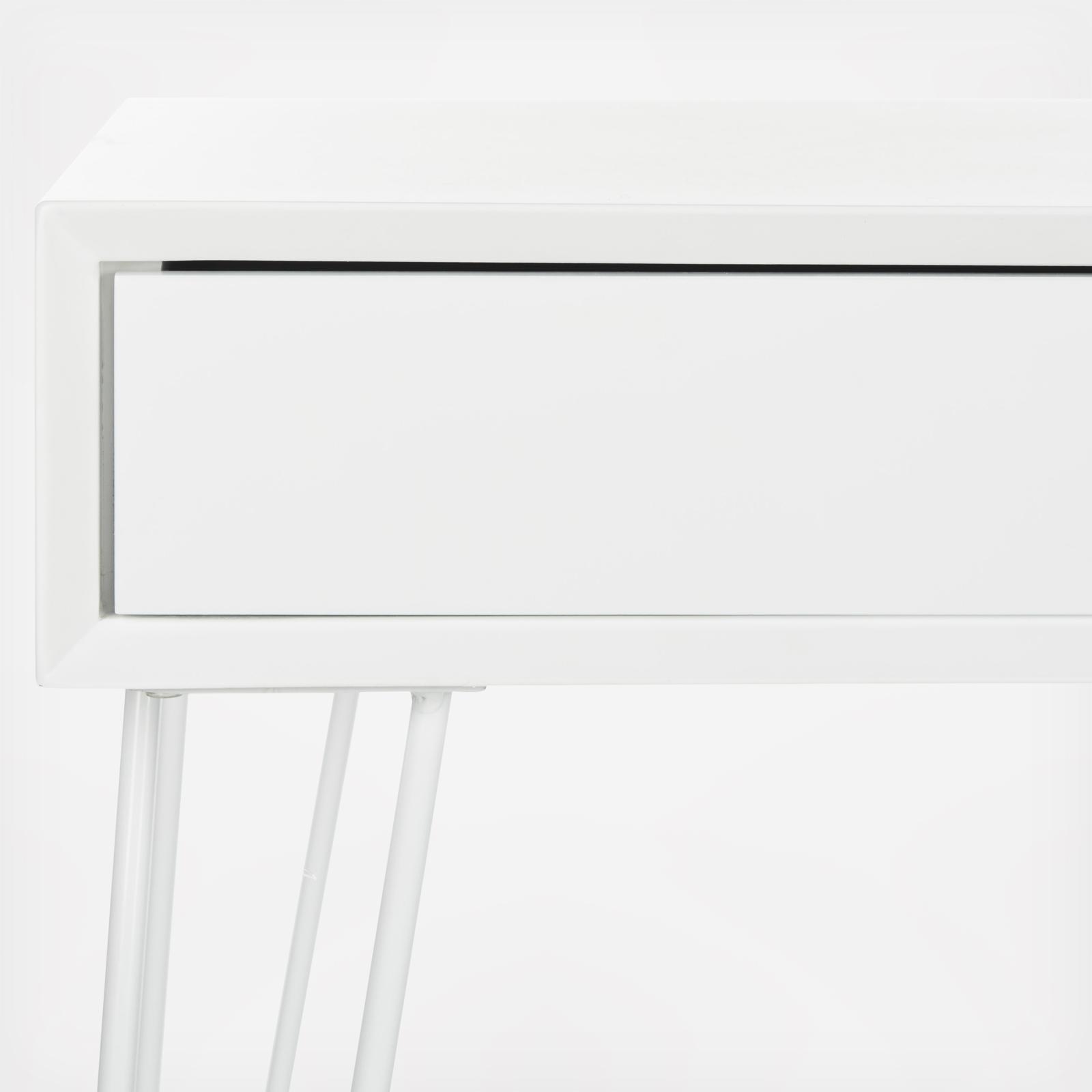 Cade Mid Century Retro Two Drawer Desk 7 Cade Mid Century Retro Two Drawer Desk