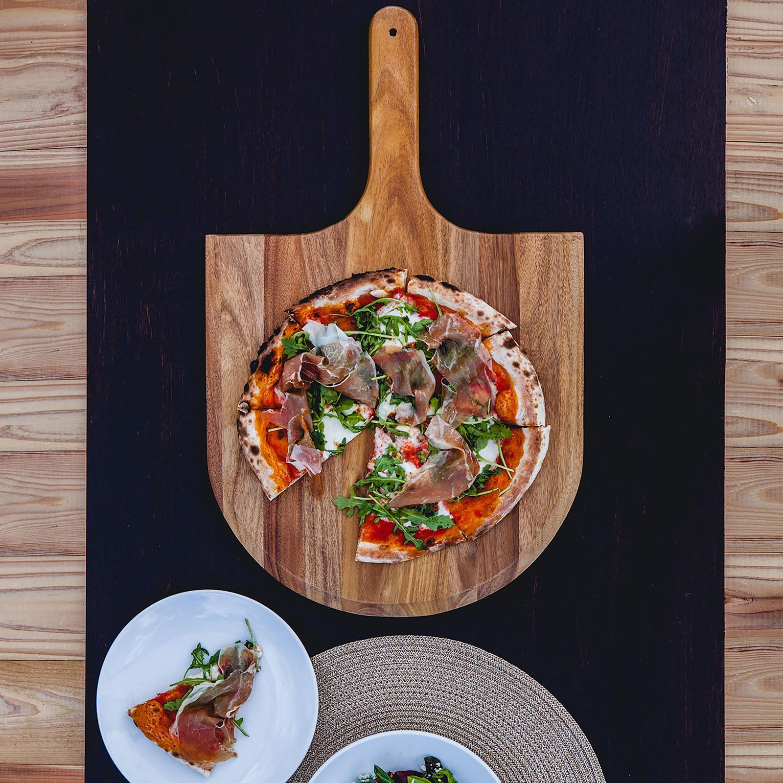 Acacia Pizza Peel Serving Paddle 1 Acacia Pizza Peel Serving Paddle