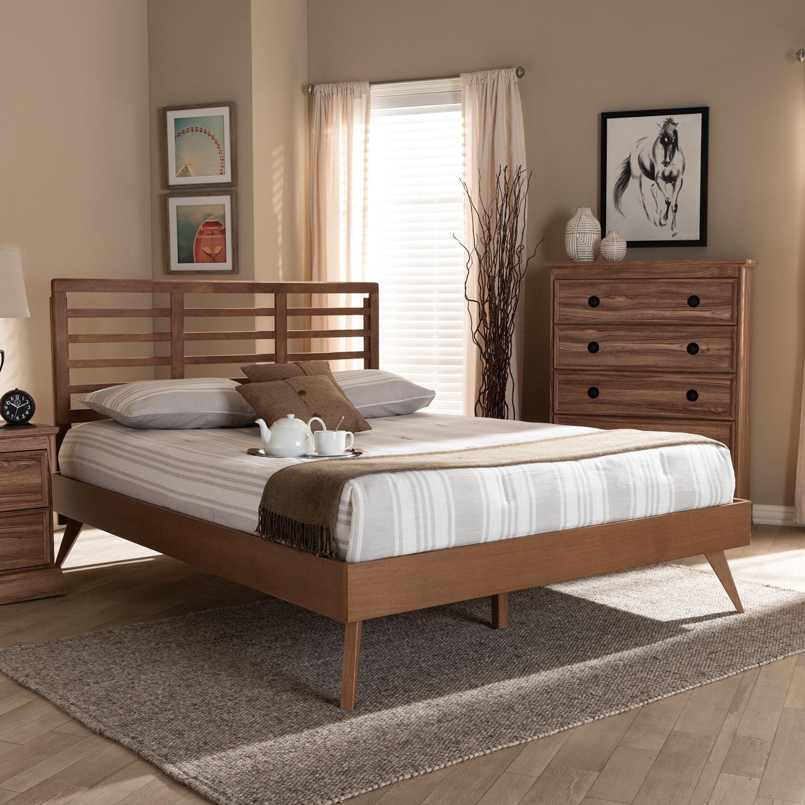 Calisto Mid-Century Modern Platform Bed 1 Calisto Mid-Century Modern Platform Bed