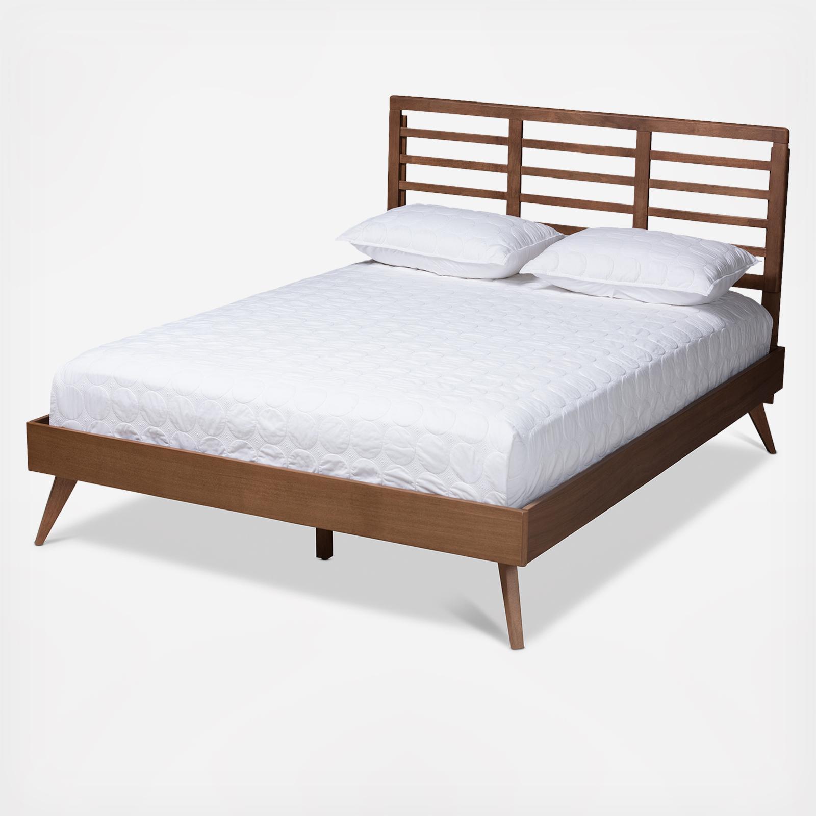 Calisto Mid-Century Modern Platform Bed 2 Calisto Mid-Century Modern Platform Bed