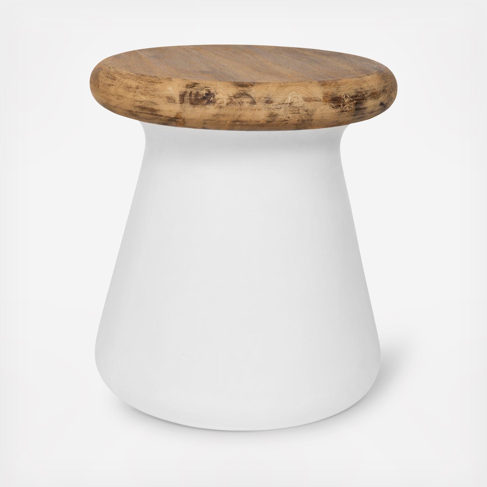 Button Modern Indoor/Outdoor Accent Table 3 Button Modern Indoor/Outdoor Accent Table