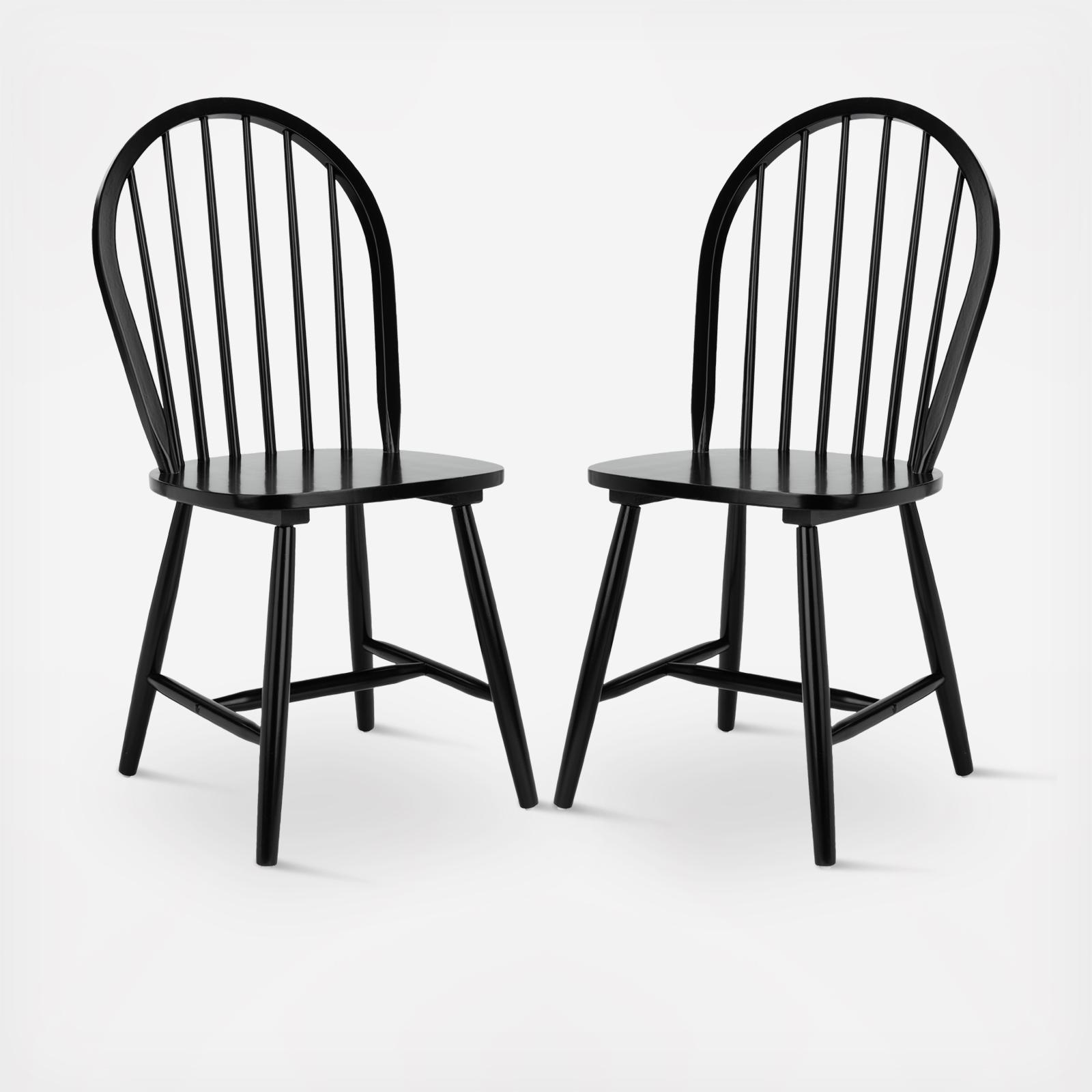 Camden Spindle Dining Chairs, Set of 2 3 Camden Spindle Dining Chairs, Set of 2