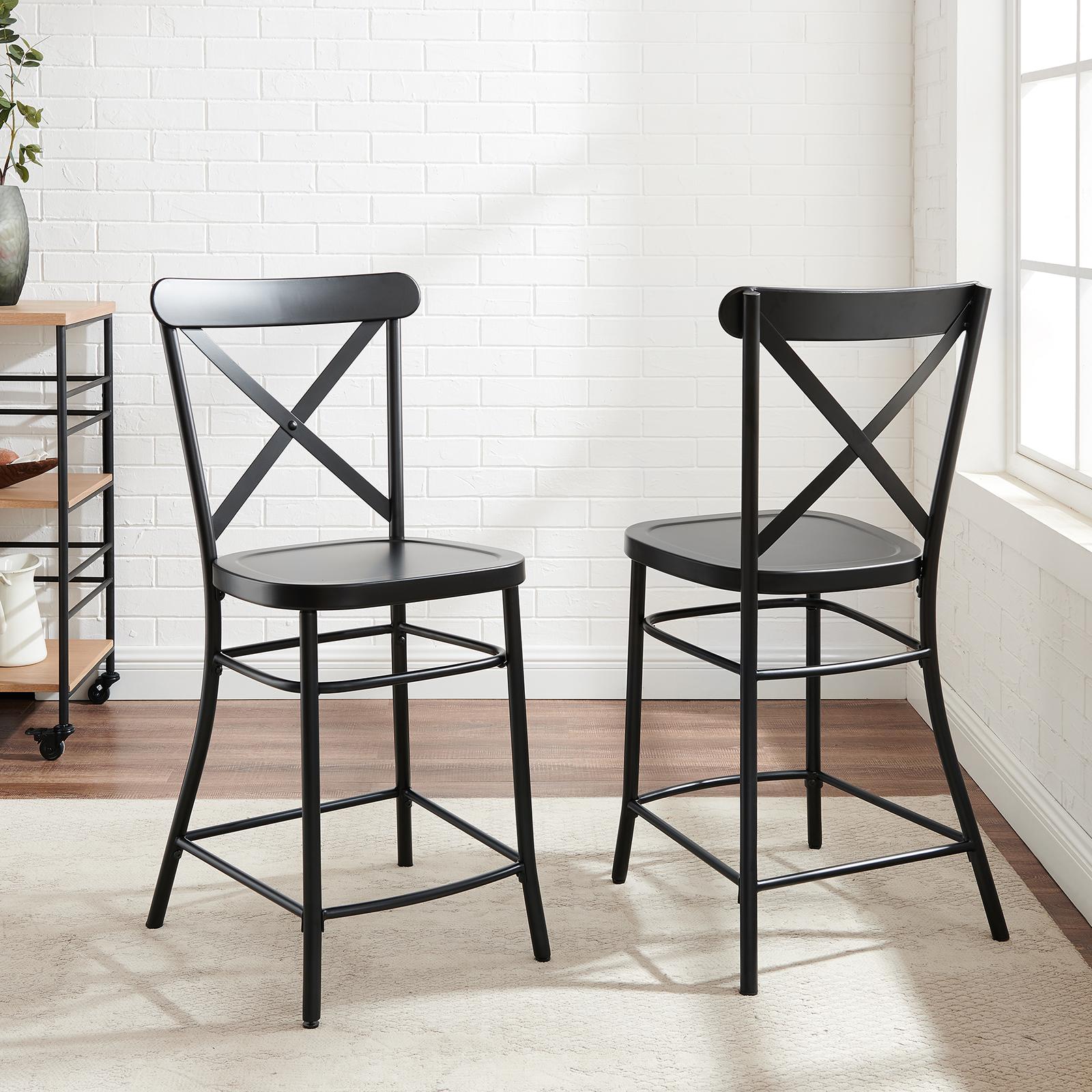 Camille 2-Piece Metal Counter Stool Set 17 Camille 2-Piece Metal Counter Stool Set