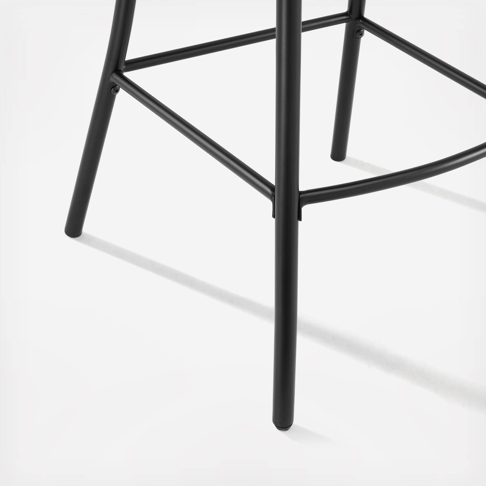 Camille 2-Piece Metal Counter Stool Set 6 Camille 2-Piece Metal Counter Stool Set