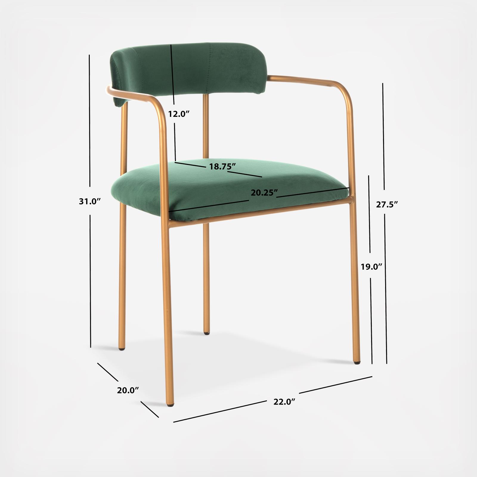 Camille Side Chair, Set of 2 8 Camille Side Chair, Set of 2