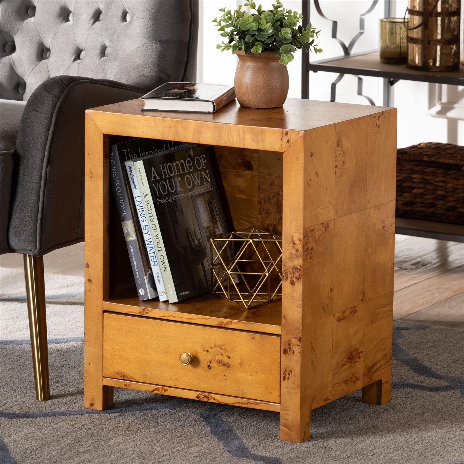 Camira Modern & Contemporary 1-Drawer Nightstand 16 Camira Modern & Contemporary 1-Drawer Nightstand