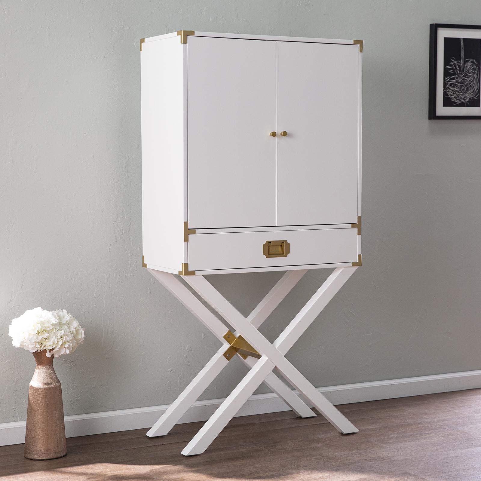Campaign Tall Bar Cabinet 1 Campaign Tall Bar Cabinet