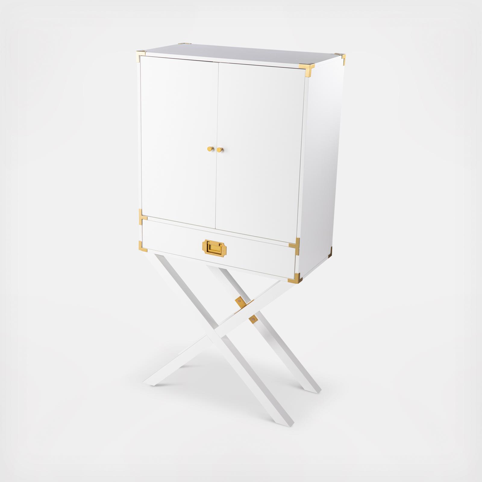 Campaign Tall Bar Cabinet 2 Campaign Tall Bar Cabinet