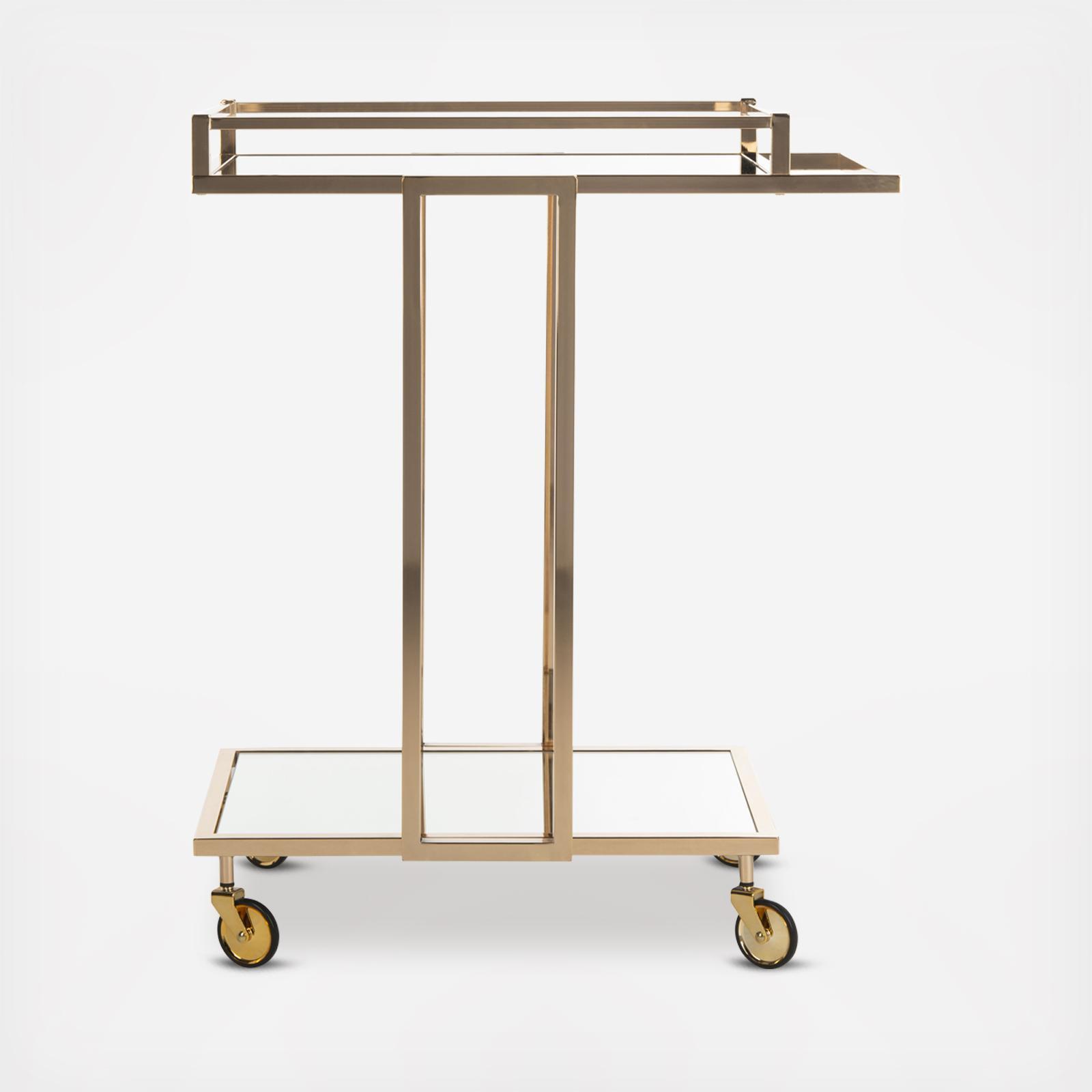 Capri 2-Tier Bar Cart 2 Capri 2-Tier Bar Cart