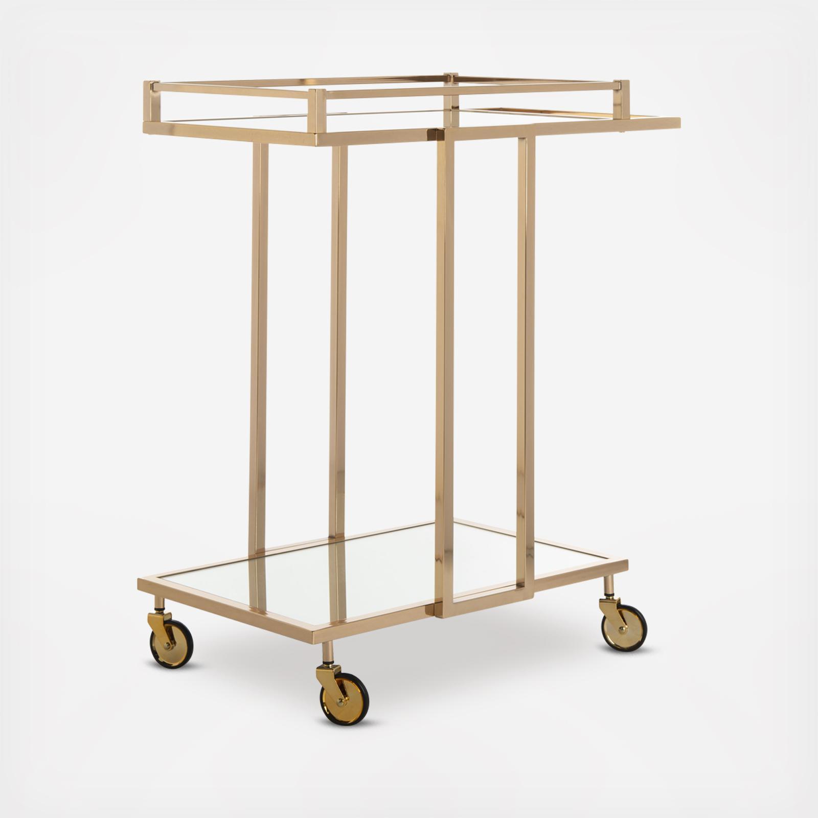 Capri 2-Tier Bar Cart 3 Capri 2-Tier Bar Cart