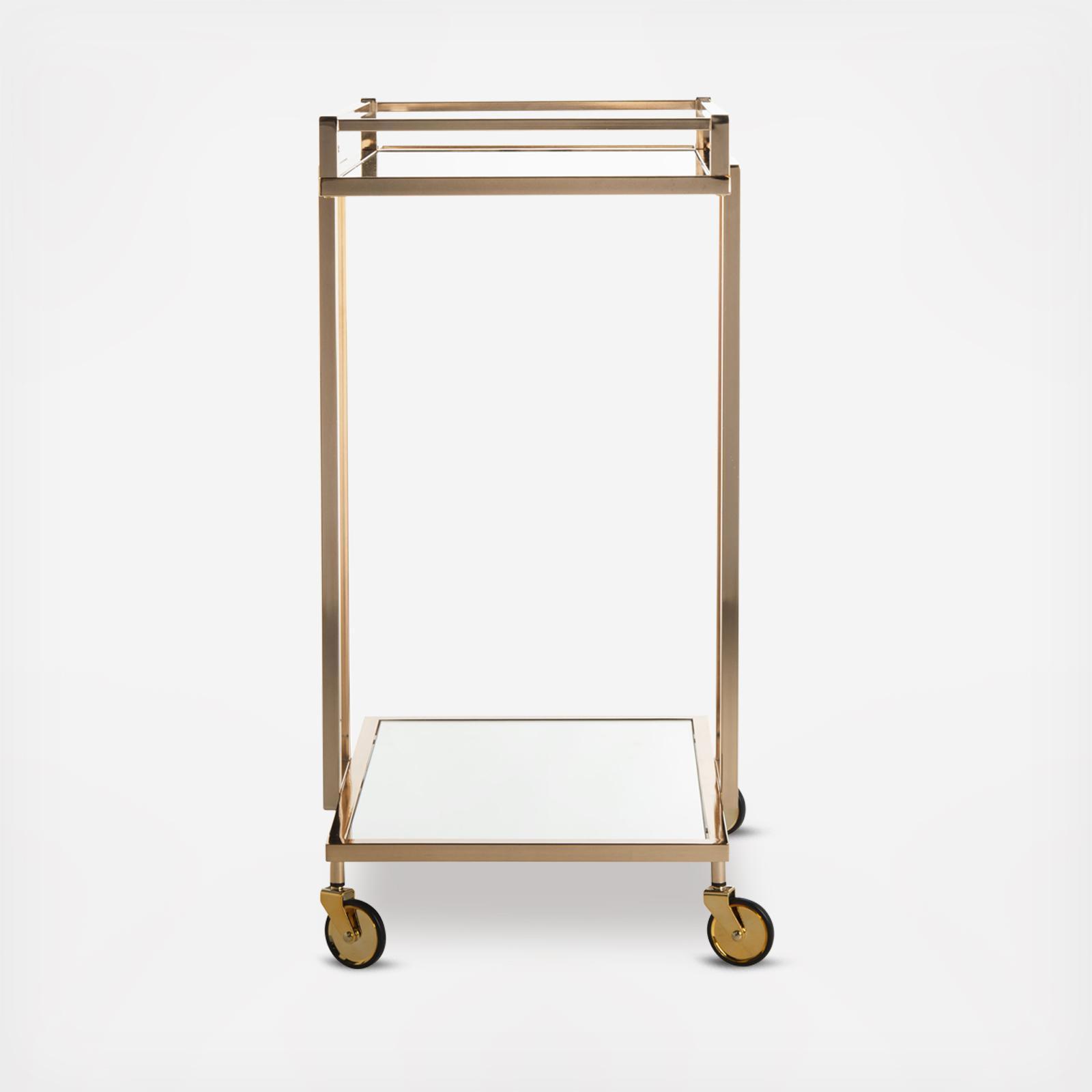 Capri 2-Tier Bar Cart 4 Capri 2-Tier Bar Cart