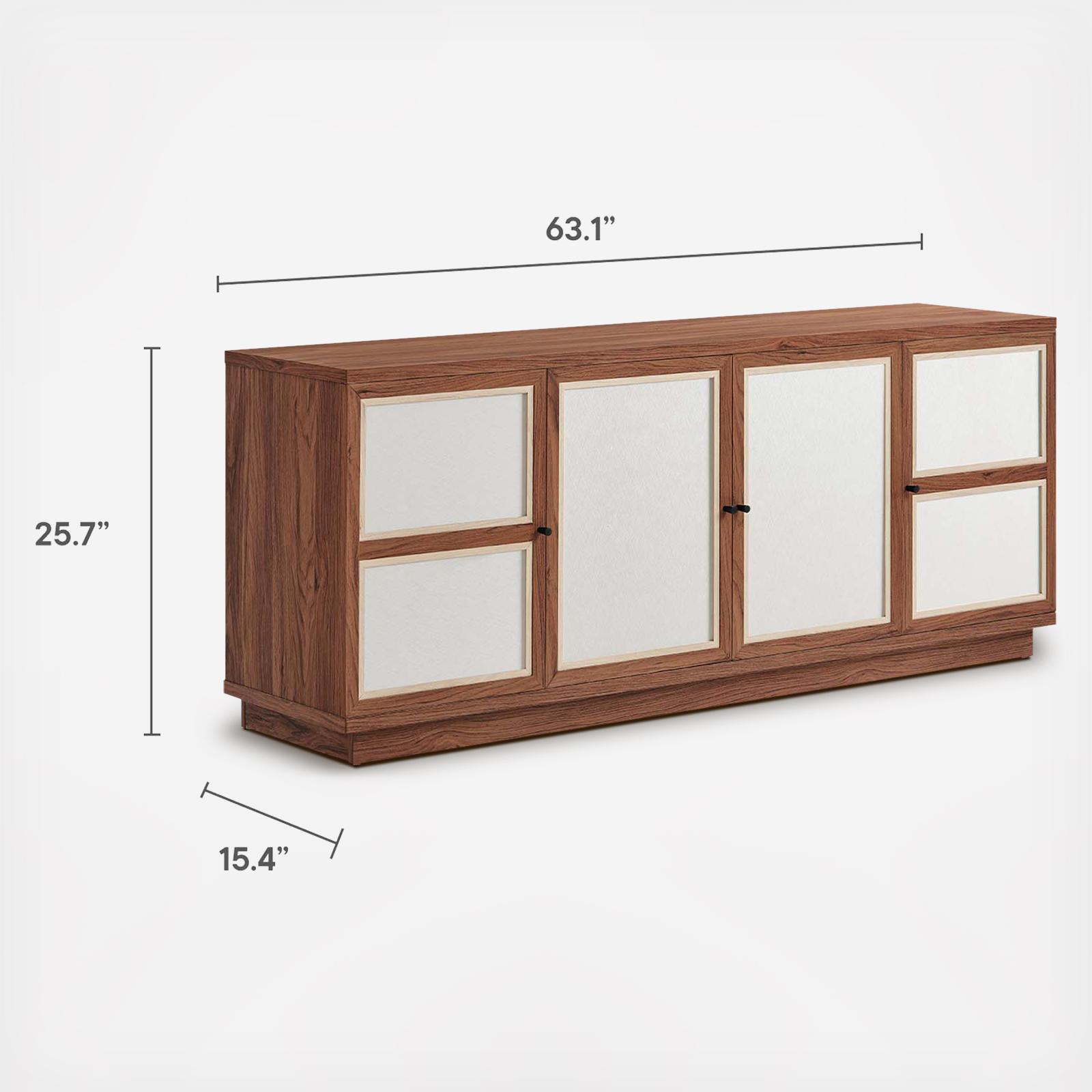 Capri TV Stand Media Console 8 Capri TV Stand Media Console