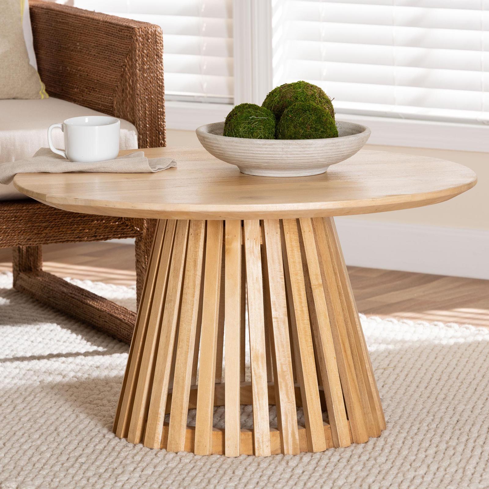 Caribic Modern Slatted Coffee Table 15 Caribic Modern Slatted Coffee Table