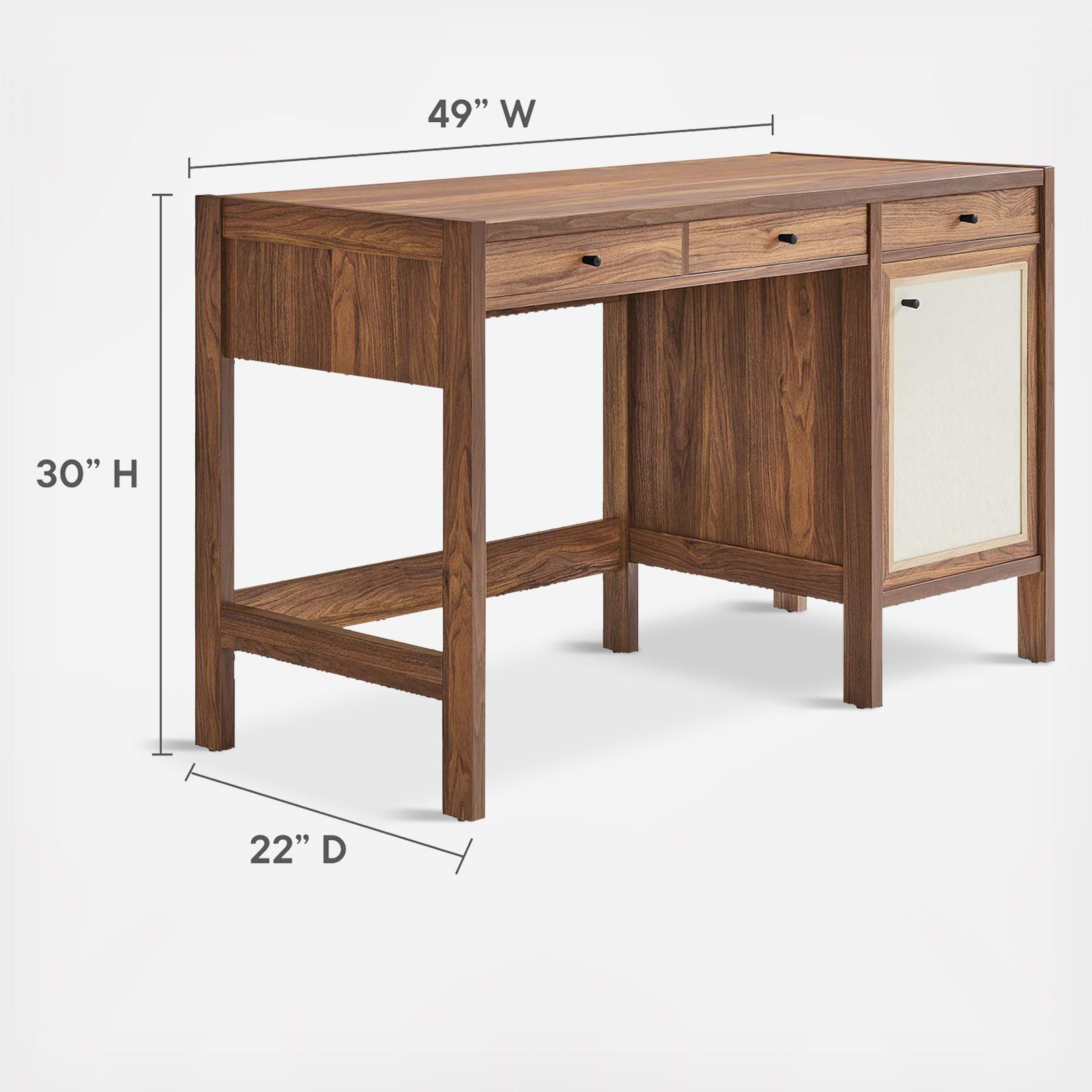 Capri 49 in. Office Desk 8 Capri 49 in. Office Desk
