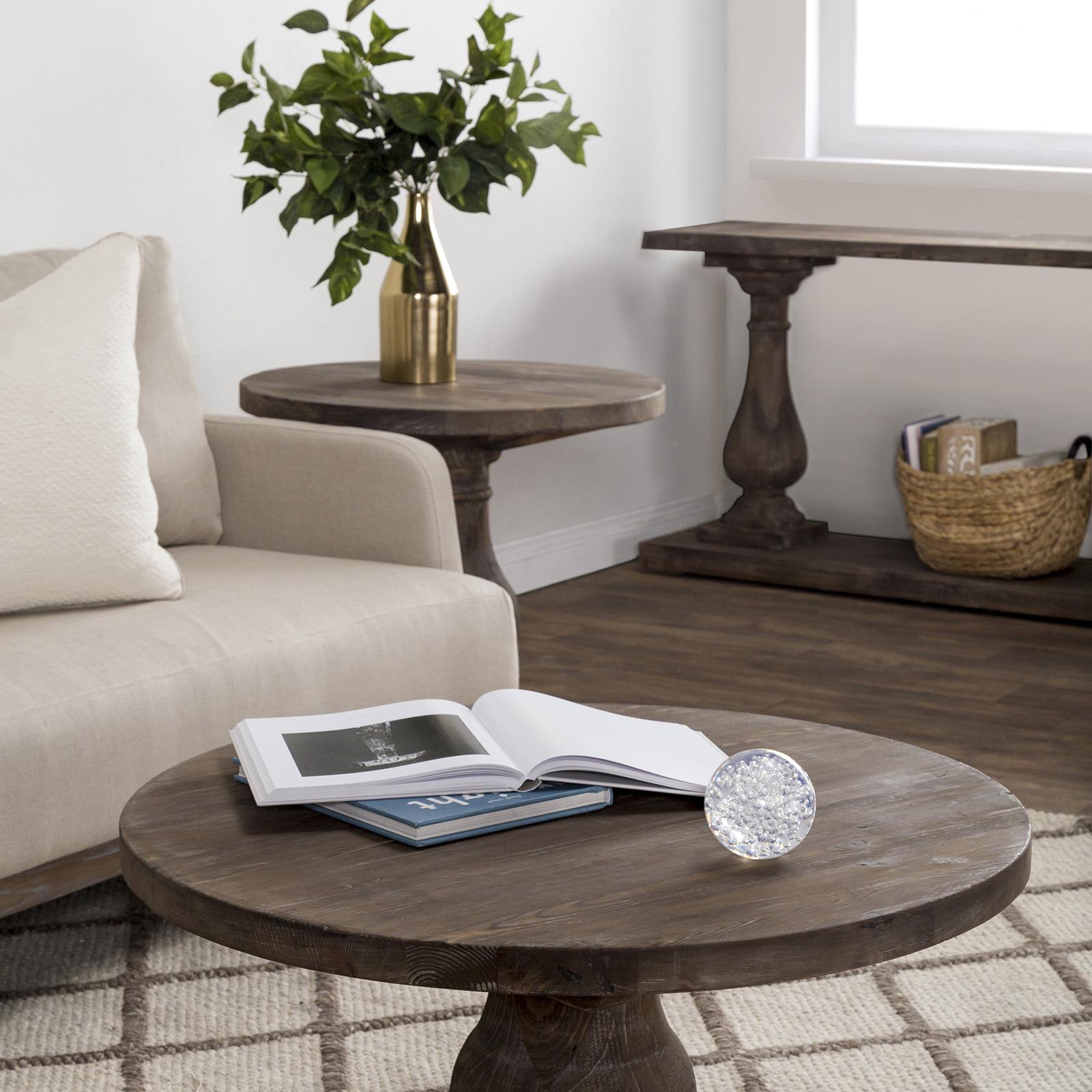 Carolina Reclaimed Pine Round Coffee Table