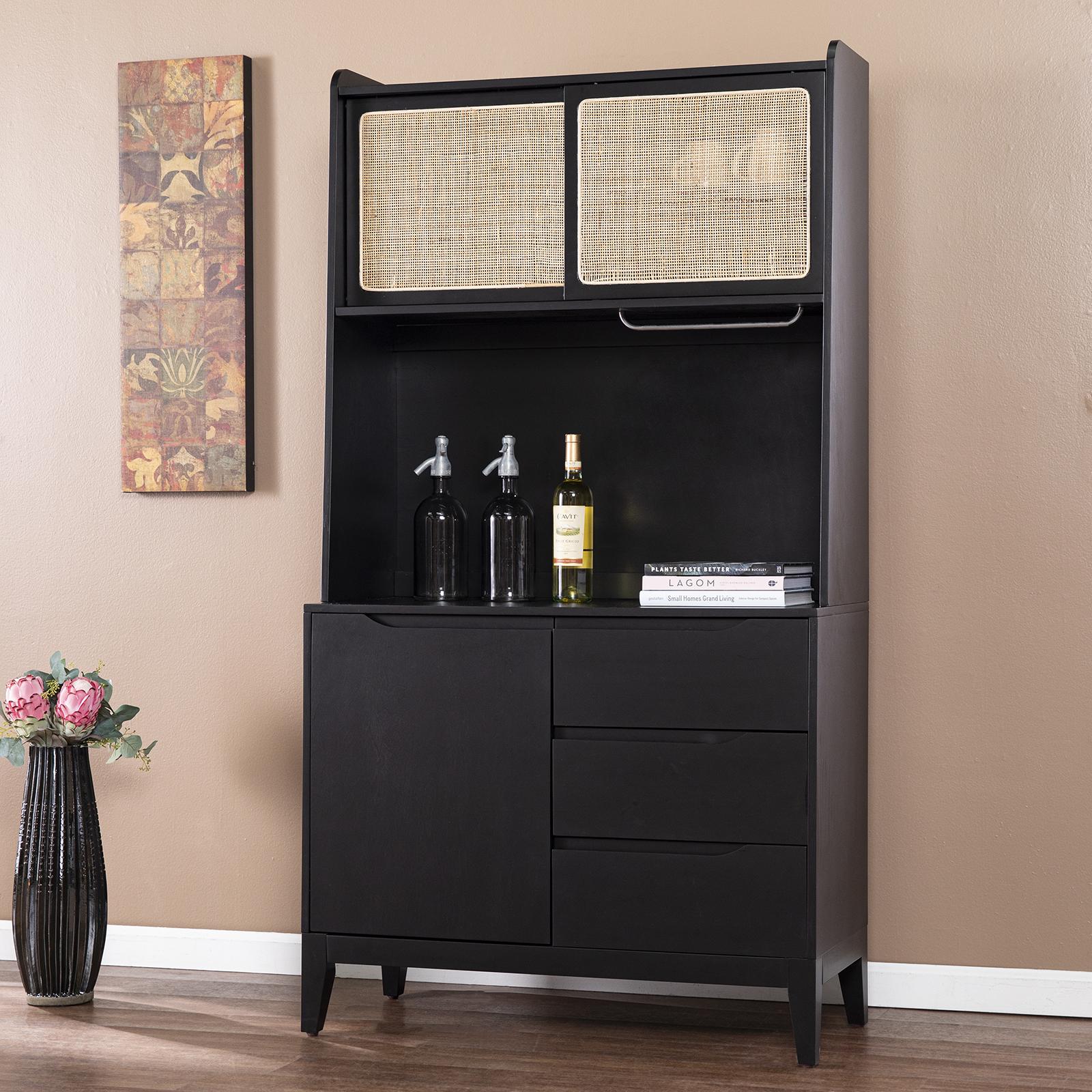 Carondale Tall Buffet Cabinet 6 Carondale Tall Buffet Cabinet