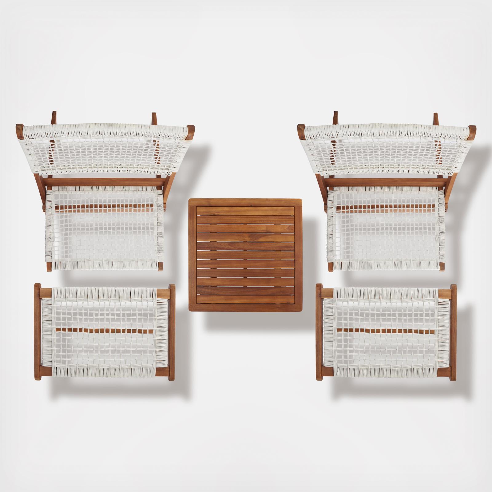Casella 5-Piece Outdoor Patio Set 4 Casella 5-Piece Outdoor Patio Set