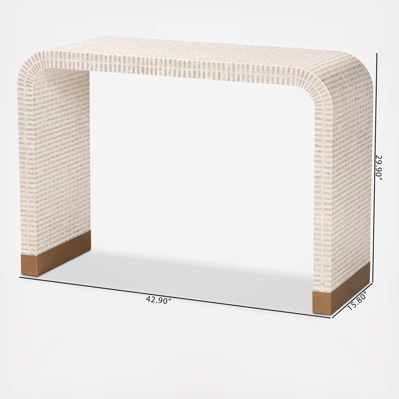 Carlyn Capiz Shell Console Table 7 Carlyn Capiz Shell Console Table
