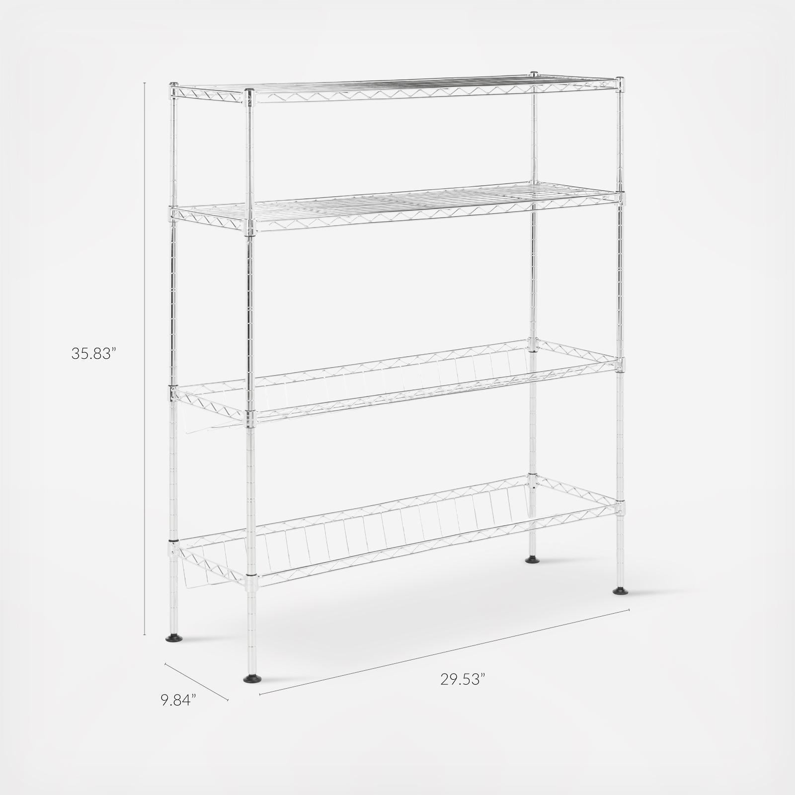 Carrie 4-Tier Shoe Rack 4 Carrie 4-Tier Shoe Rack