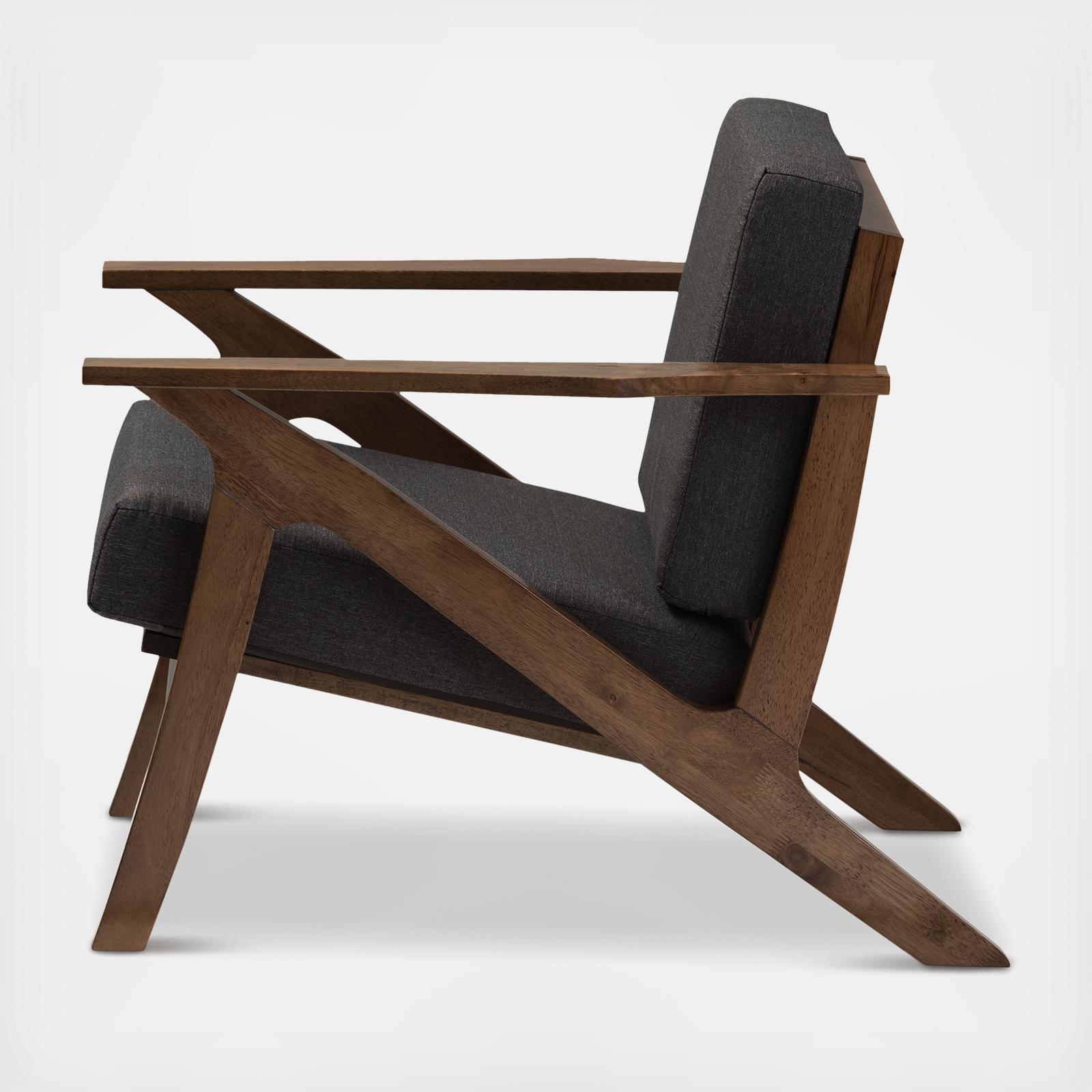 Cayla Mid-Century Modern Lounge Chair 4 Cayla Mid-Century Modern Lounge Chair