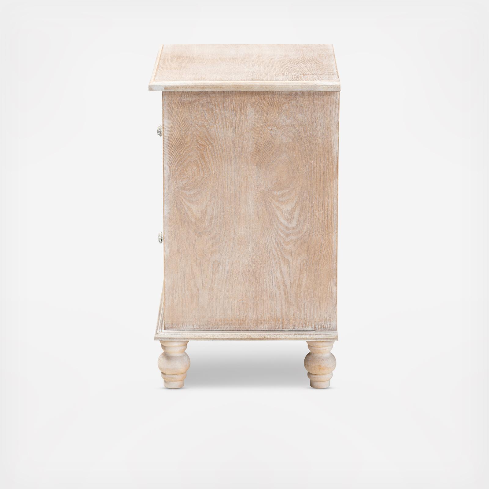 Celia French 2-Drawer Quatrefoil Nightstand 5 Celia French 2-Drawer Quatrefoil Nightstand
