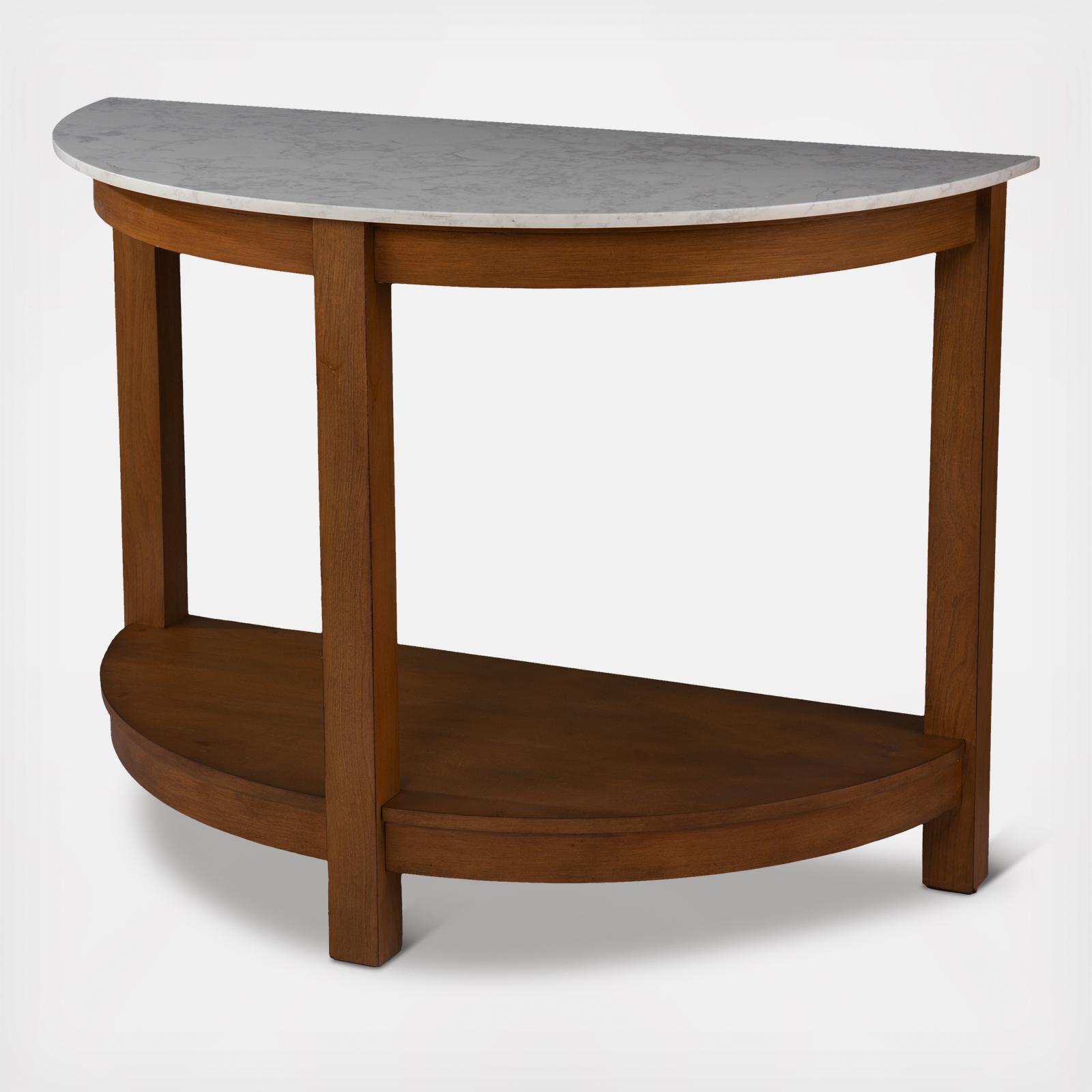 Chandlen Demilune Console Table 2 Chandlen Demilune Console Table