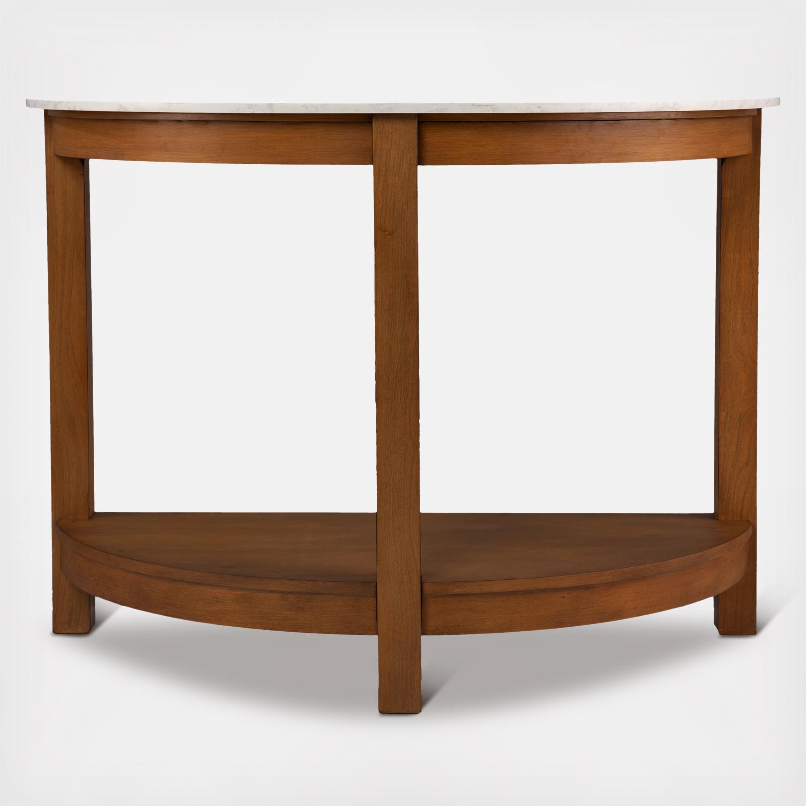 Chandlen Demilune Console Table 3 Chandlen Demilune Console Table