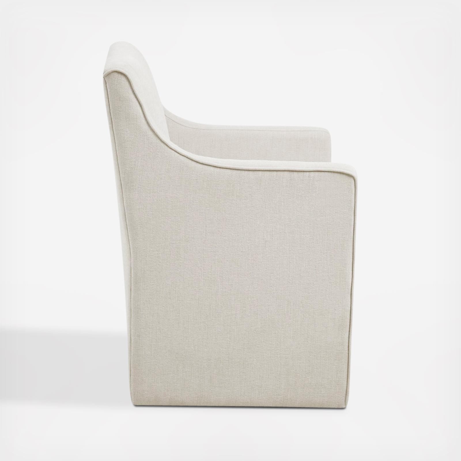 Charlotte Dining Arm Chair with Casters 5 Charlotte Dining Arm Chair with Casters