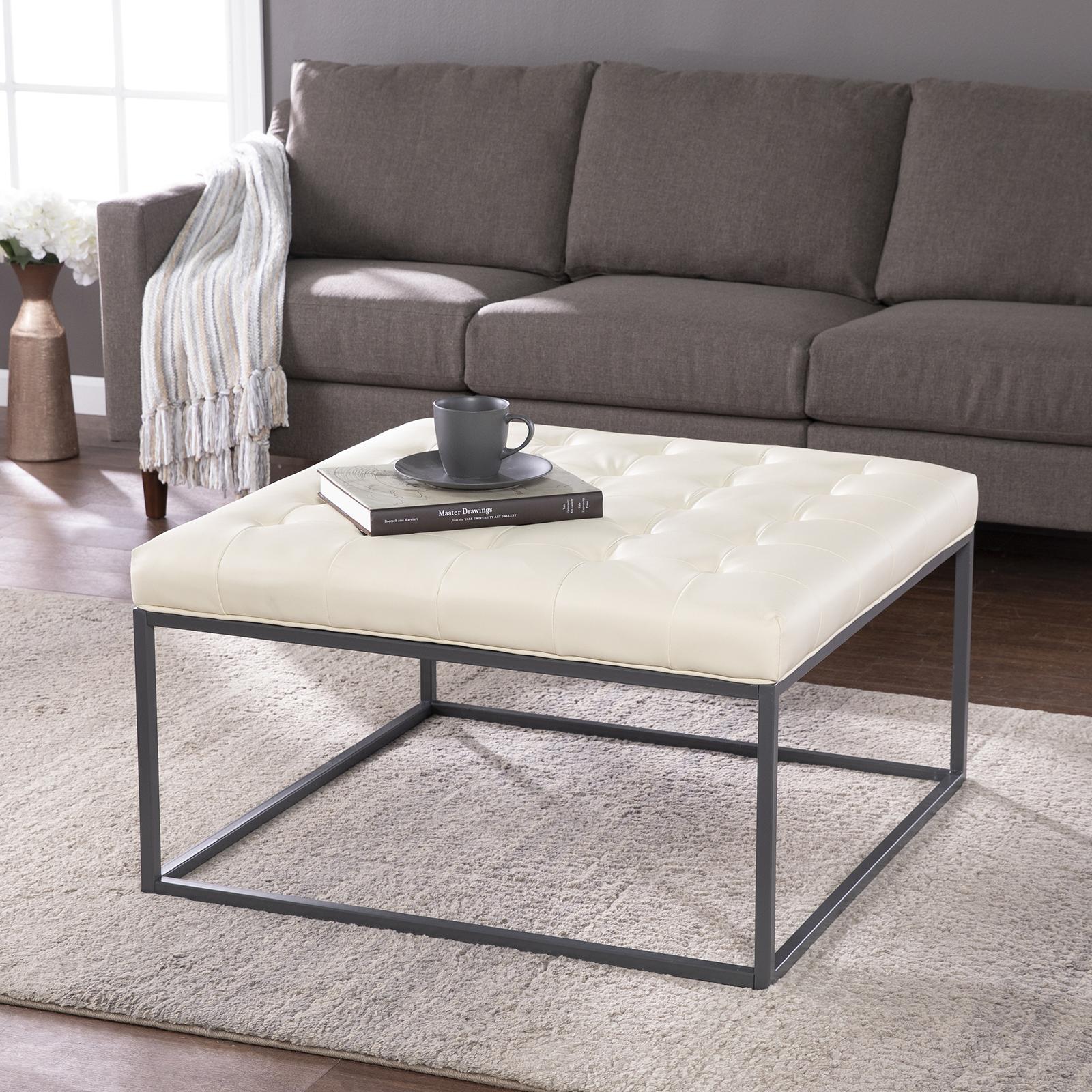 Ciarin Upholstered Cocktail Ottoman 1 Ciarin Upholstered Cocktail Ottoman