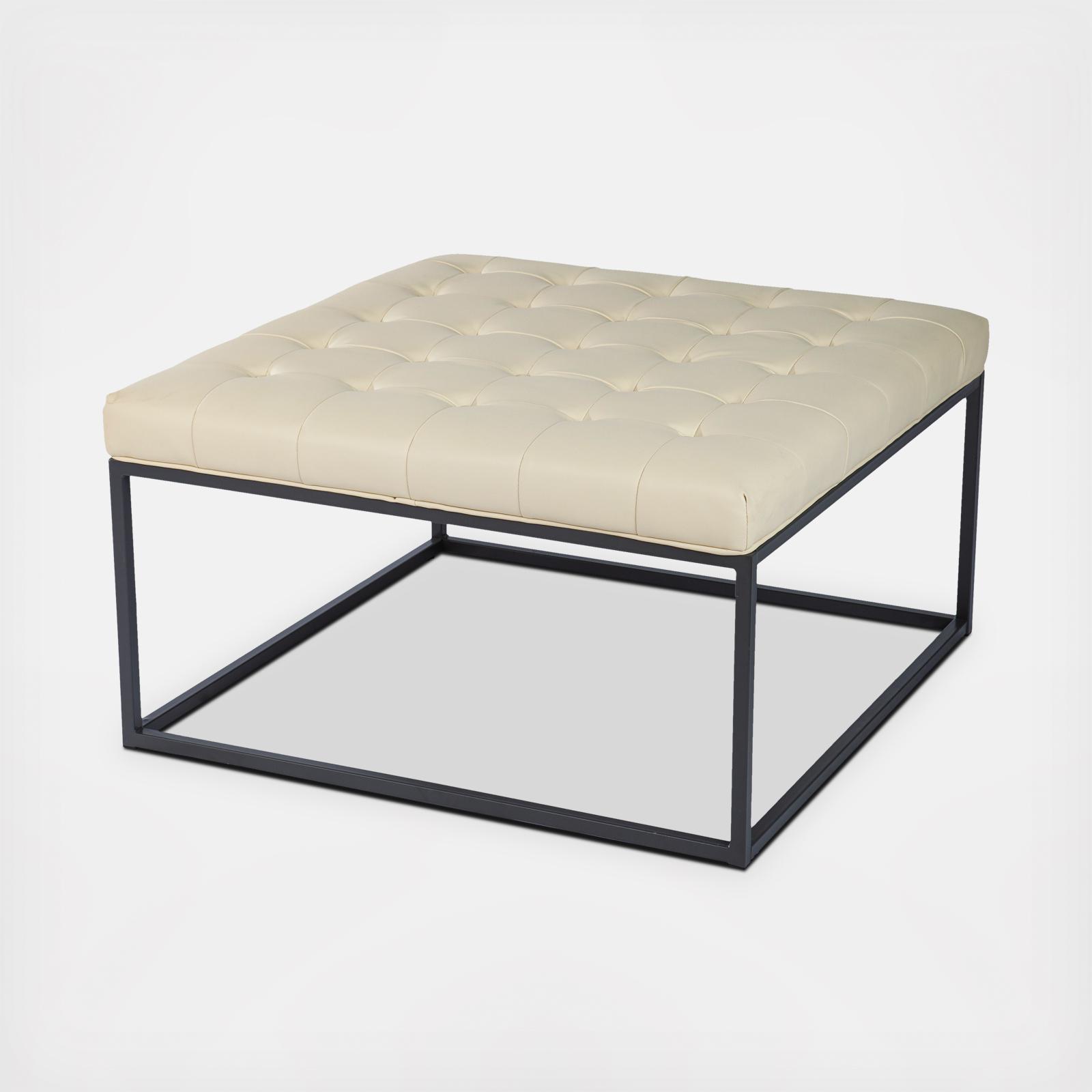 Ciarin Upholstered Cocktail Ottoman 2 Ciarin Upholstered Cocktail Ottoman