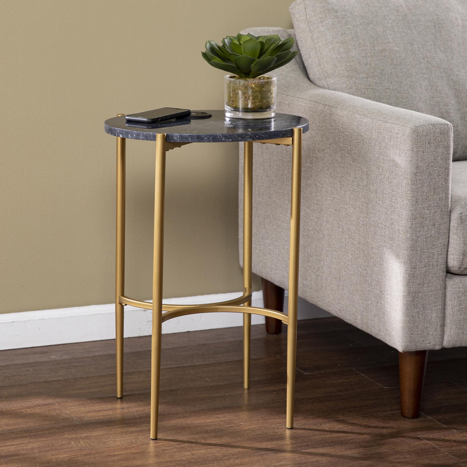 Clarvin Wireless Charging Side Table 8 Clarvin Wireless Charging Side Table