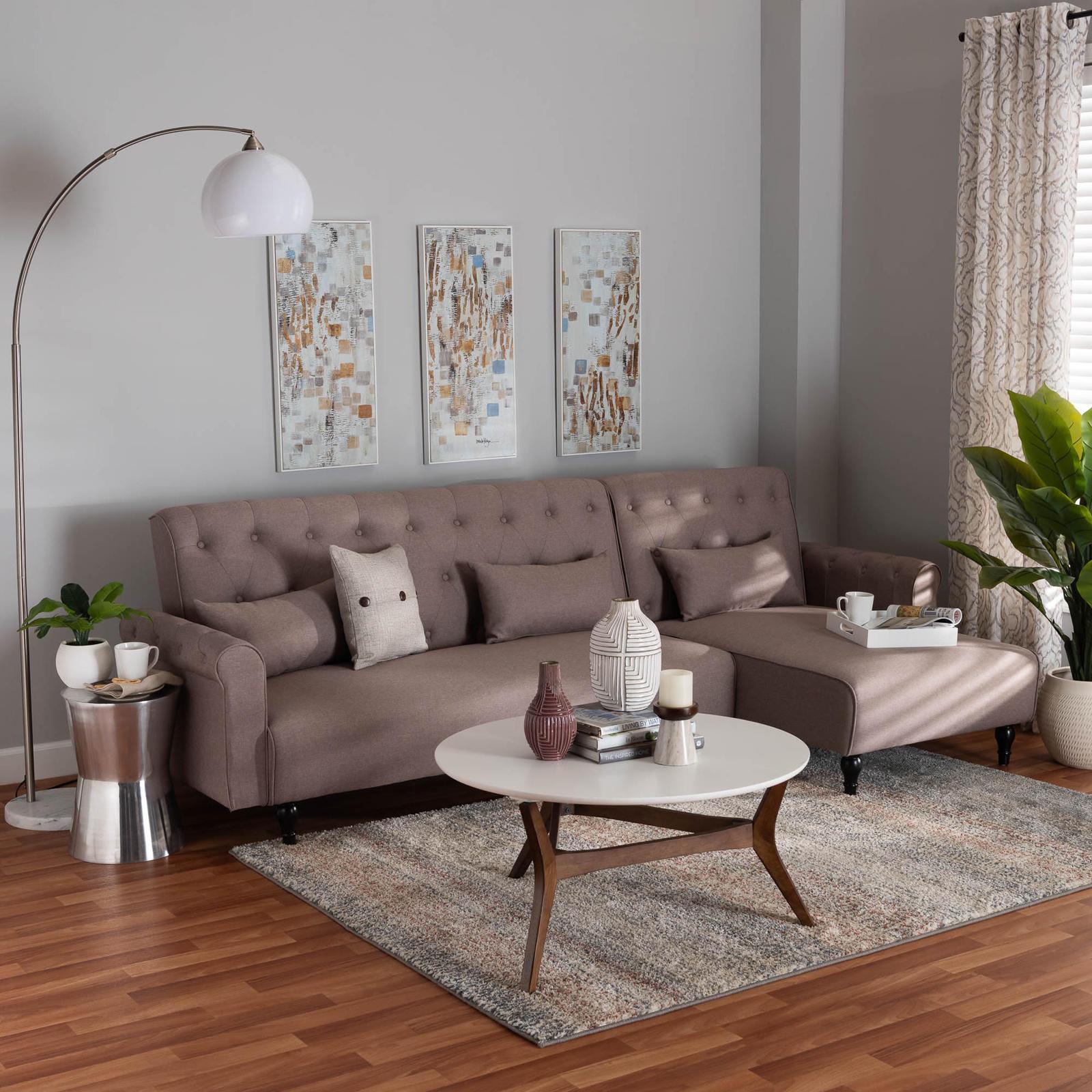 Chesterfield Retro-Modern Upholstered Convertible Sleeper Sofa 5 Chesterfield Retro-Modern Upholstered Convertible Sleeper Sofa