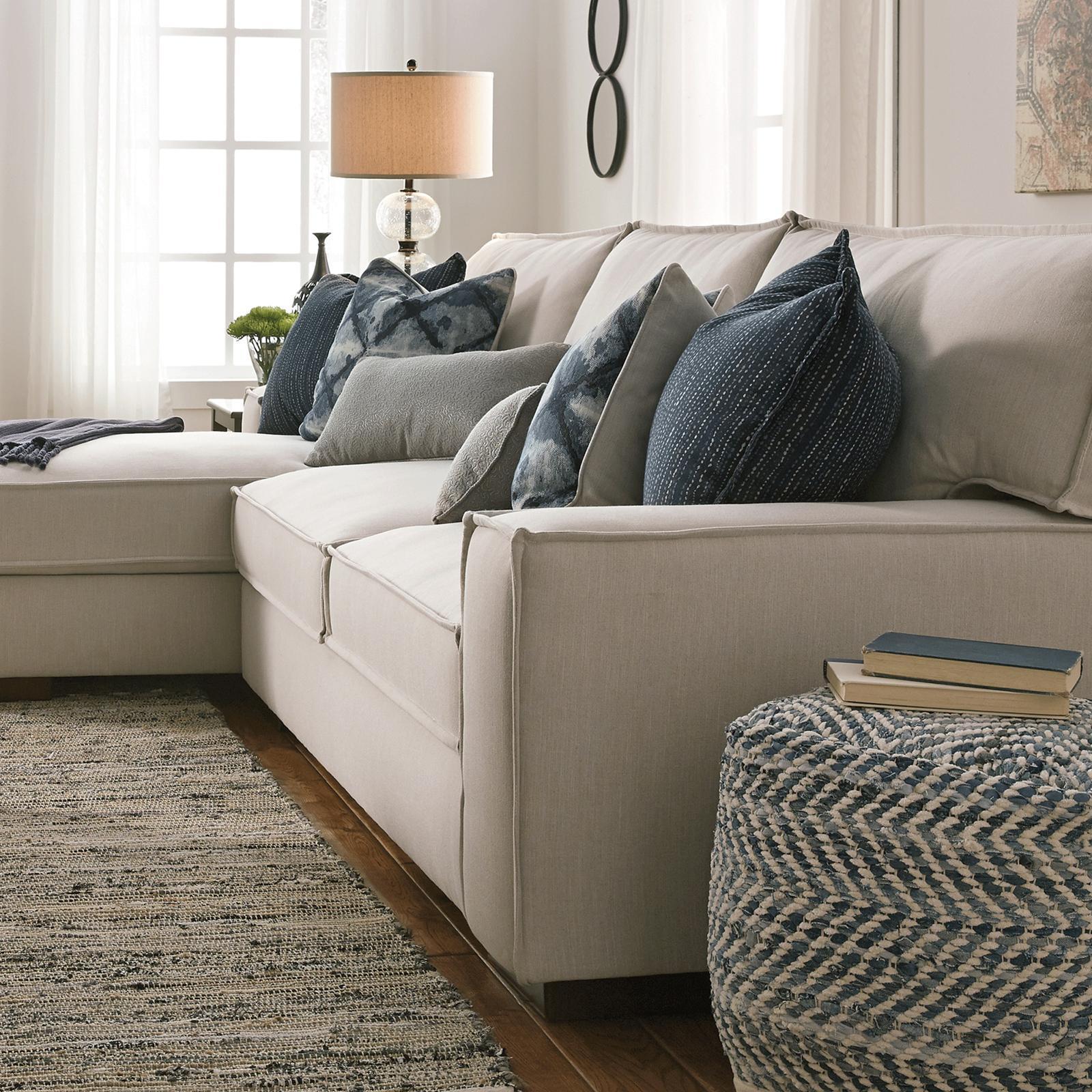 Chevron Knit Pouf