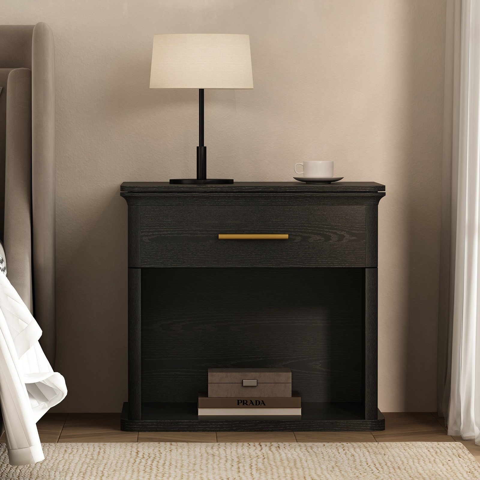 Clifford 1-Drawer Nightstand 17 Clifford 1-Drawer Nightstand