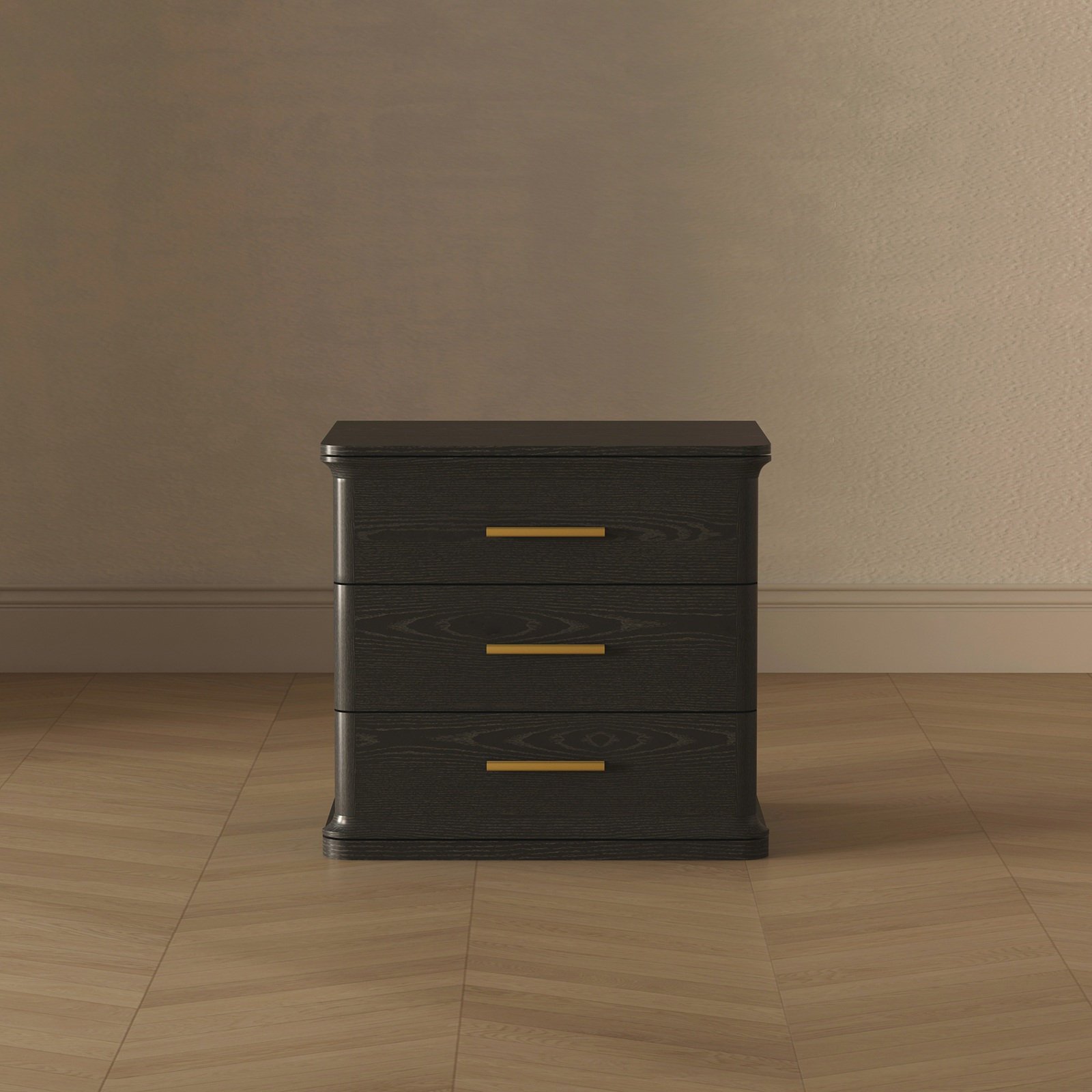 Clifford 3-Drawer Nightstand 3 Clifford 3-Drawer Nightstand