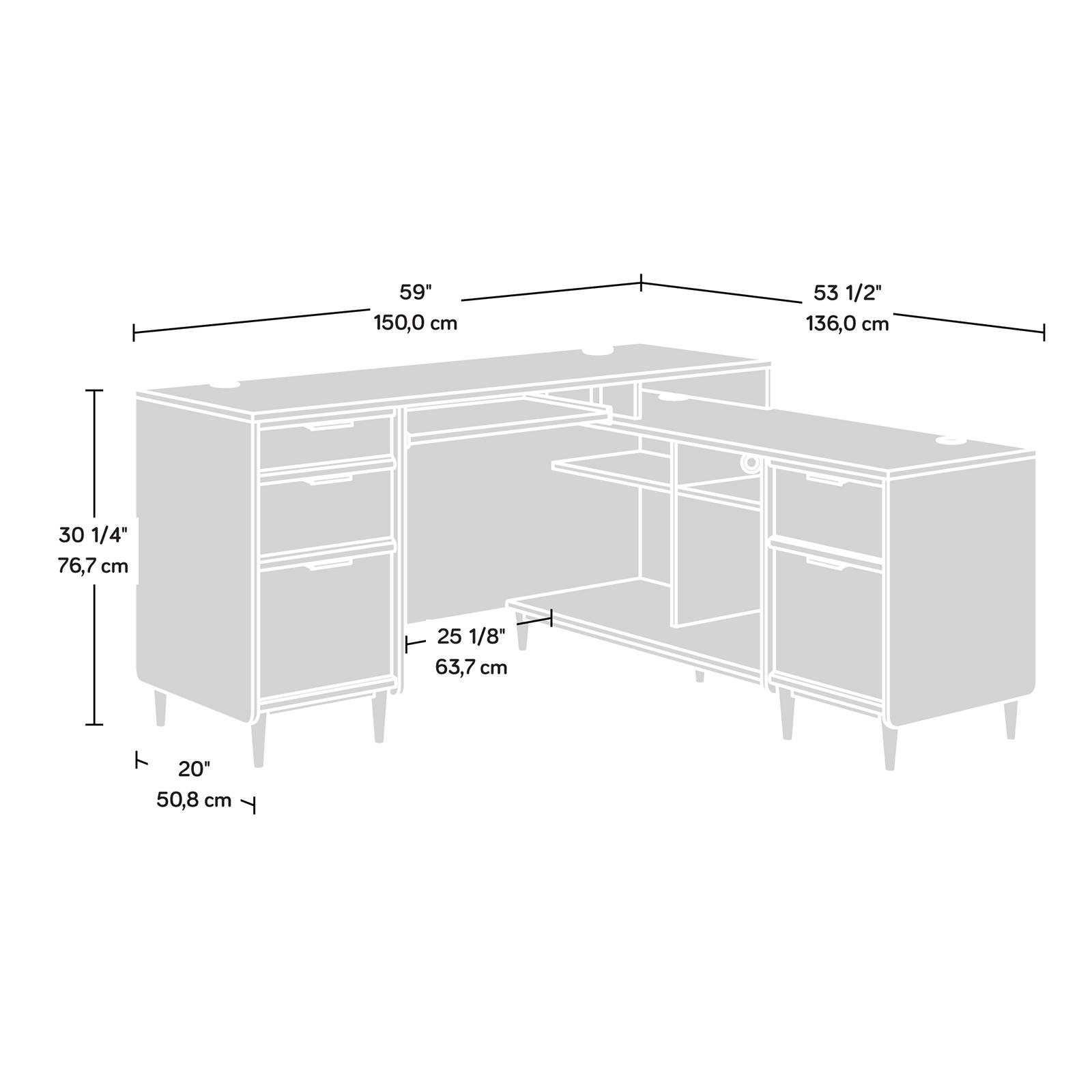 Clifford Place L-Shaped Desk 8 Clifford Place L-Shaped Desk