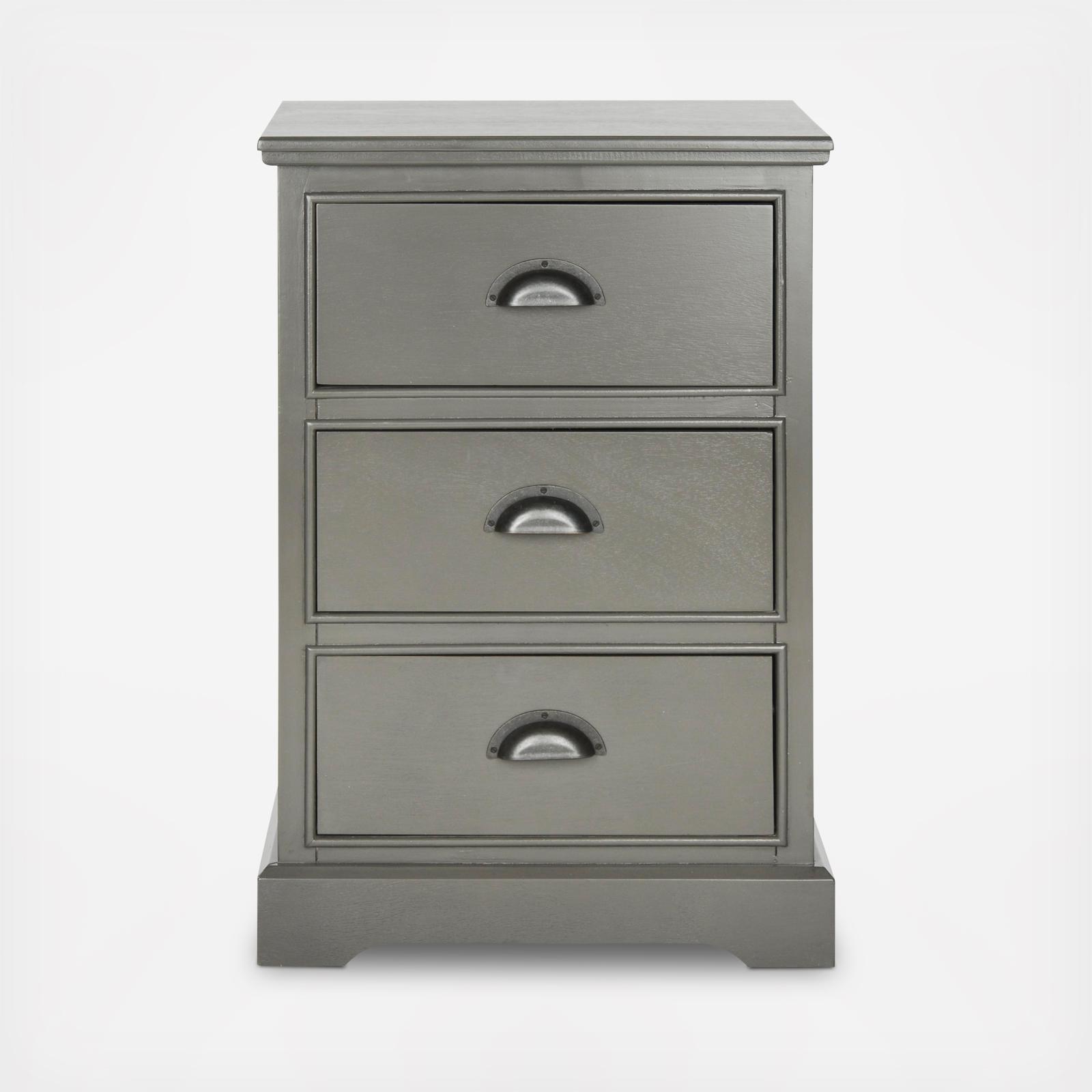 Classic 3-Drawer Side Table 2 Classic 3-Drawer Side Table