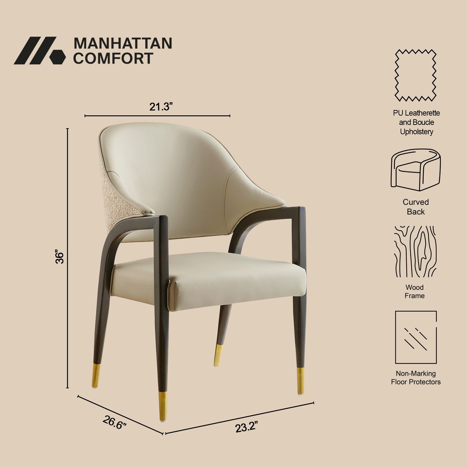 Collette Upholstered Armchair 7 Collette Upholstered Armchair