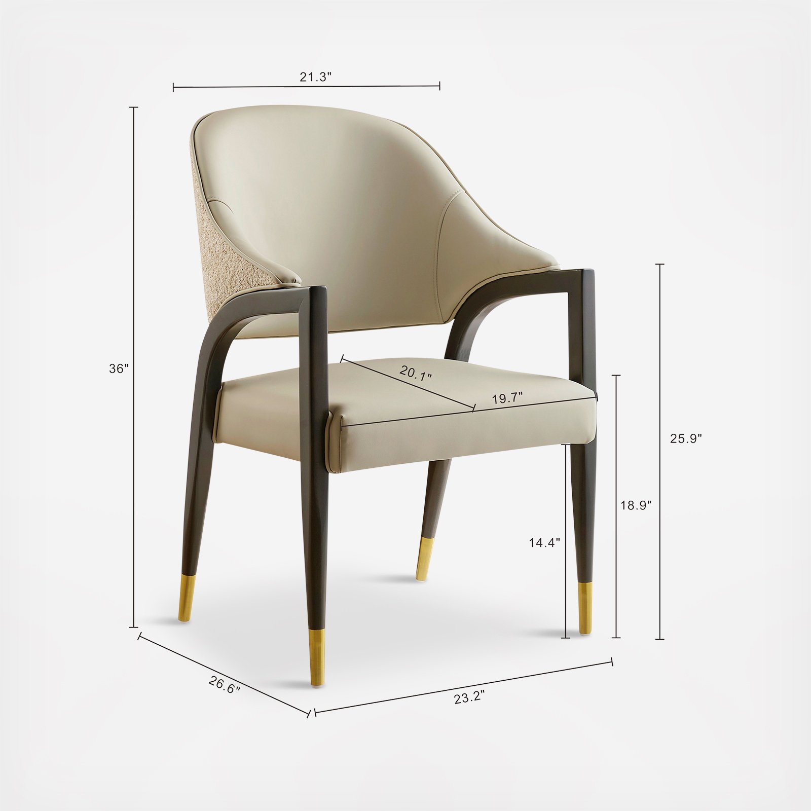 Collette Upholstered Armchair 8 Collette Upholstered Armchair