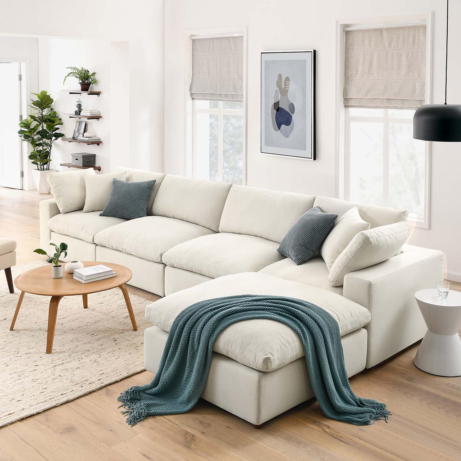 Commix 5-Piece Sectional Sofa Set with Ottoman 1 Commix 5-Piece Sectional Sofa Set with Ottoman