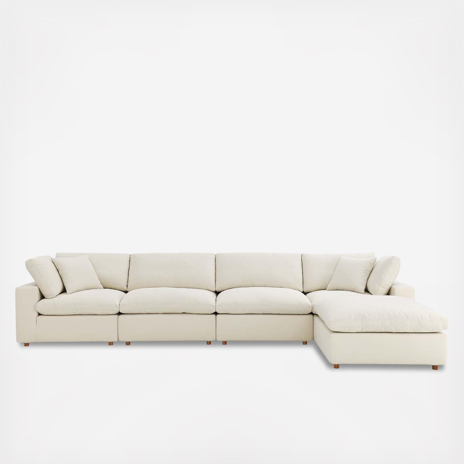 Commix 5-Piece Sectional Sofa Set with Ottoman 3 Commix 5-Piece Sectional Sofa Set with Ottoman