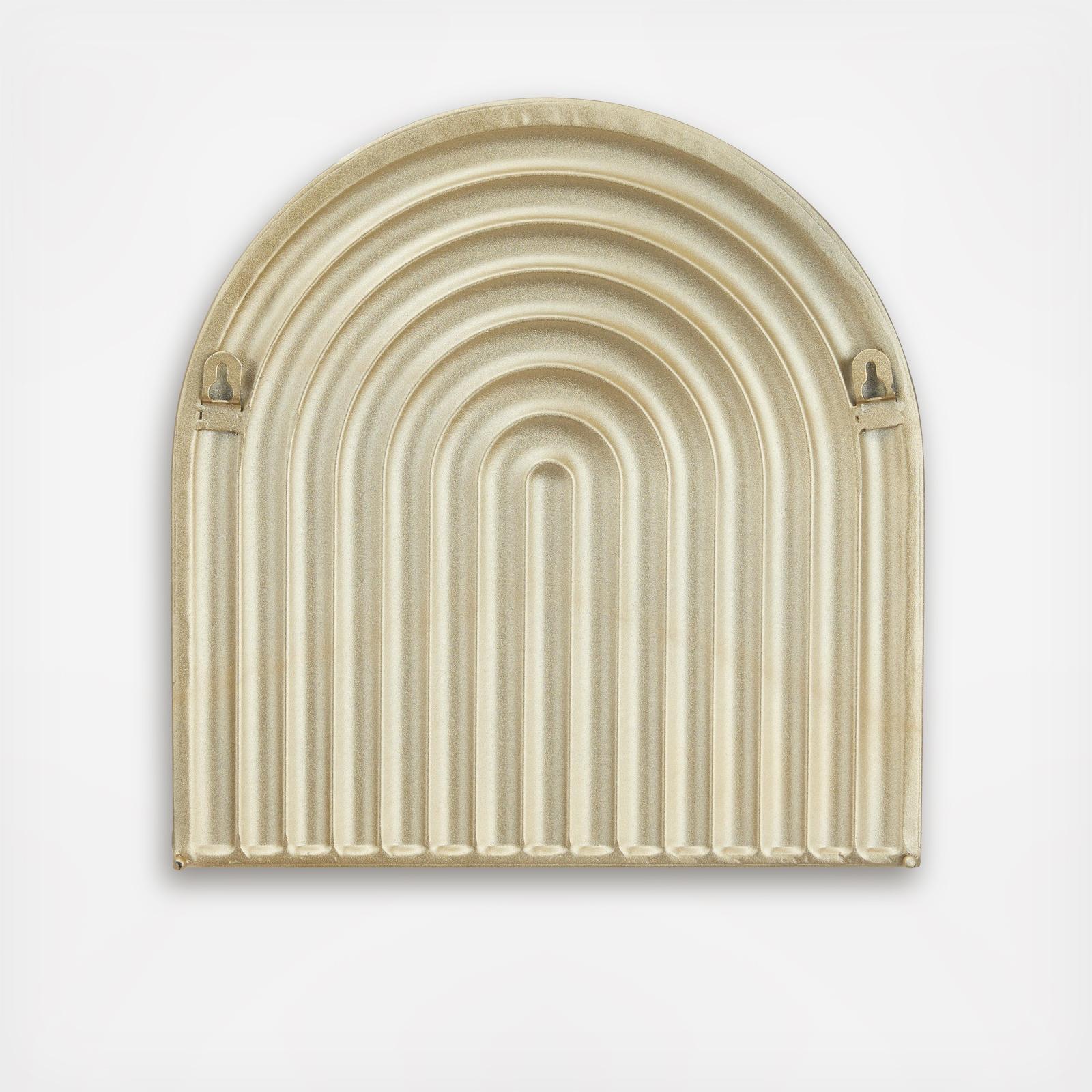 Contemporary Arched 2-Piece Wall Shelf Set 4 Contemporary Arched 2-Piece Wall Shelf Set
