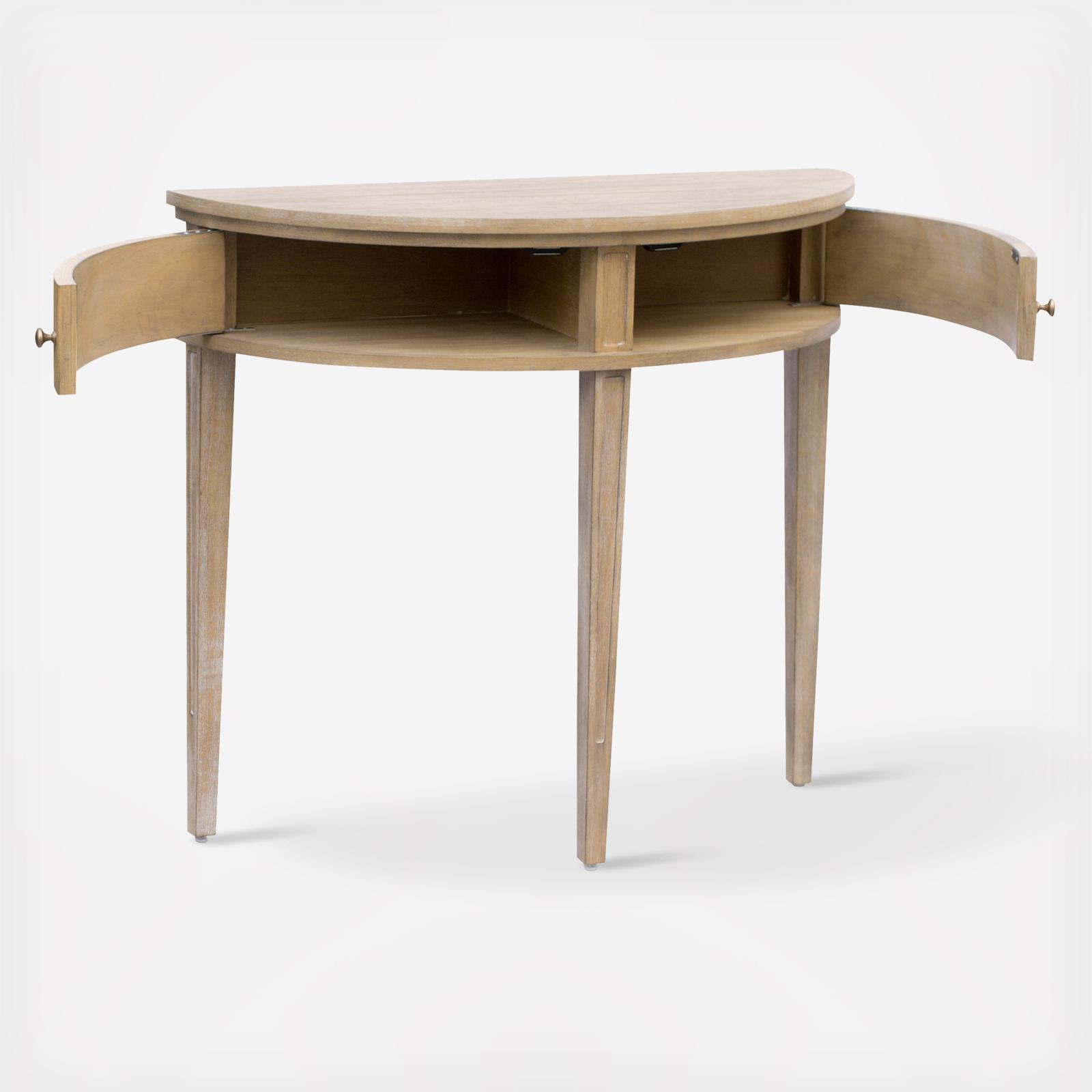 Crestview Large Storage Console Table 3 Crestview Large Storage Console Table