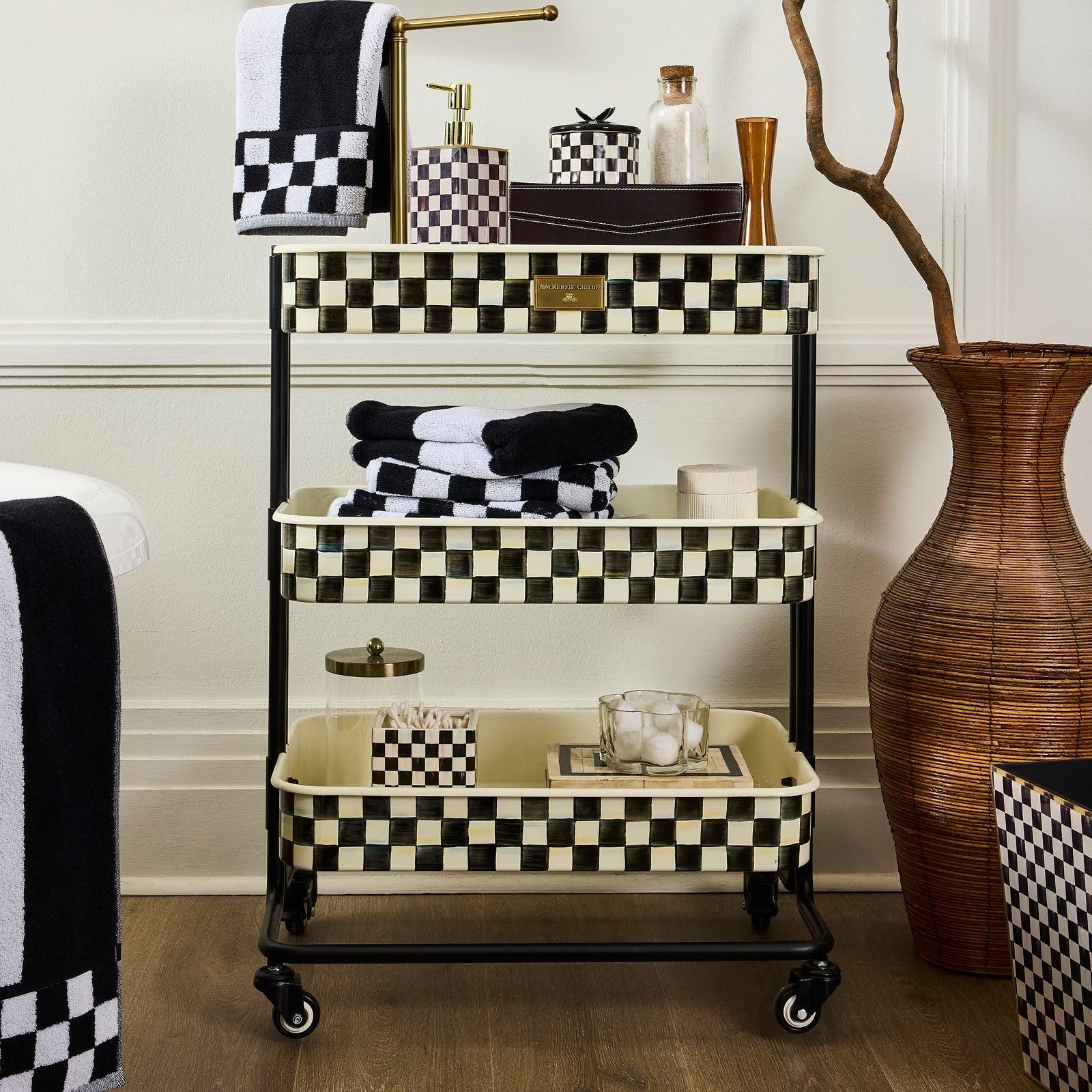 Courtly Check 3-Tier Kitchen Cart 13 Courtly Check 3-Tier Kitchen Cart
