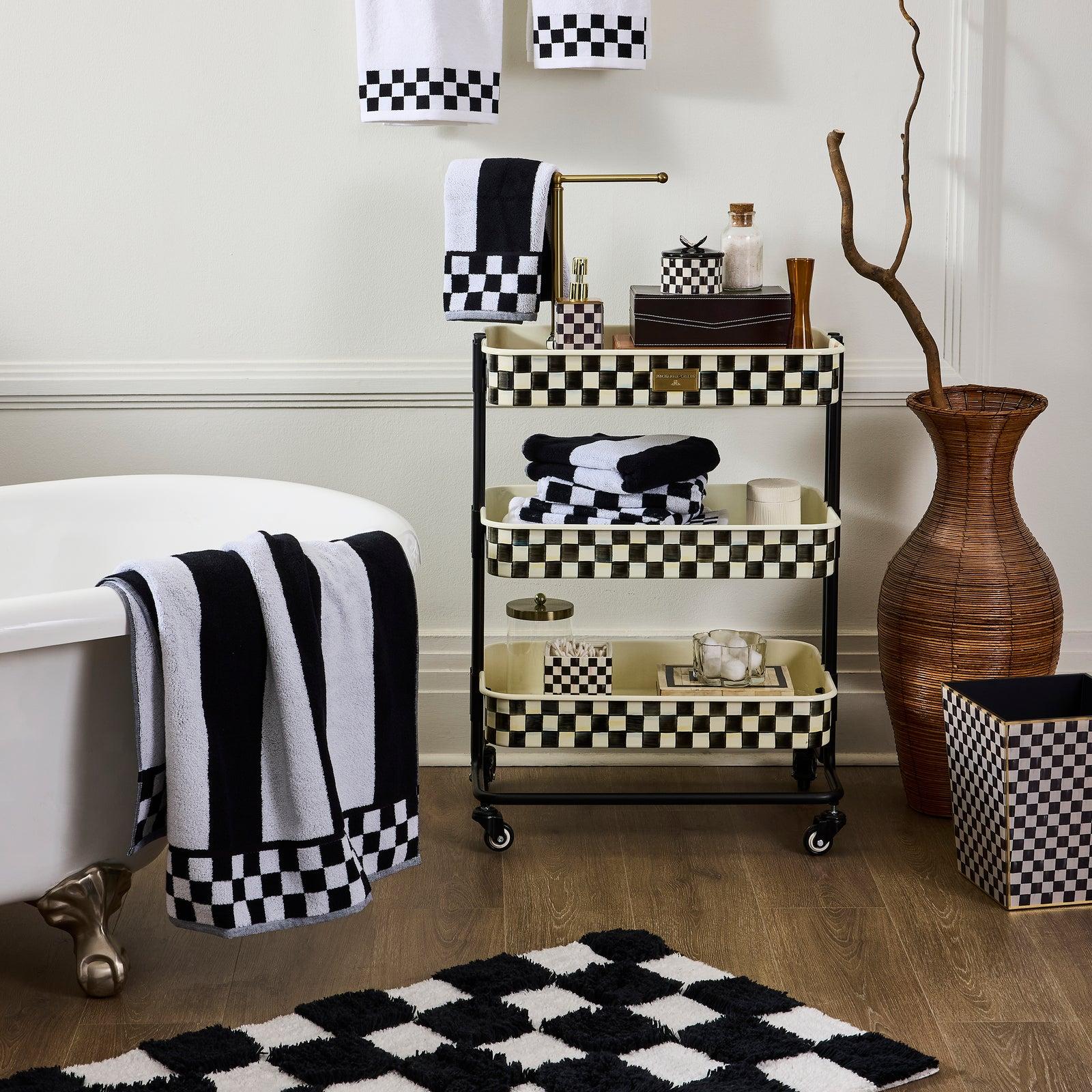 Courtly Check 3-Tier Kitchen Cart 3 Courtly Check 3-Tier Kitchen Cart
